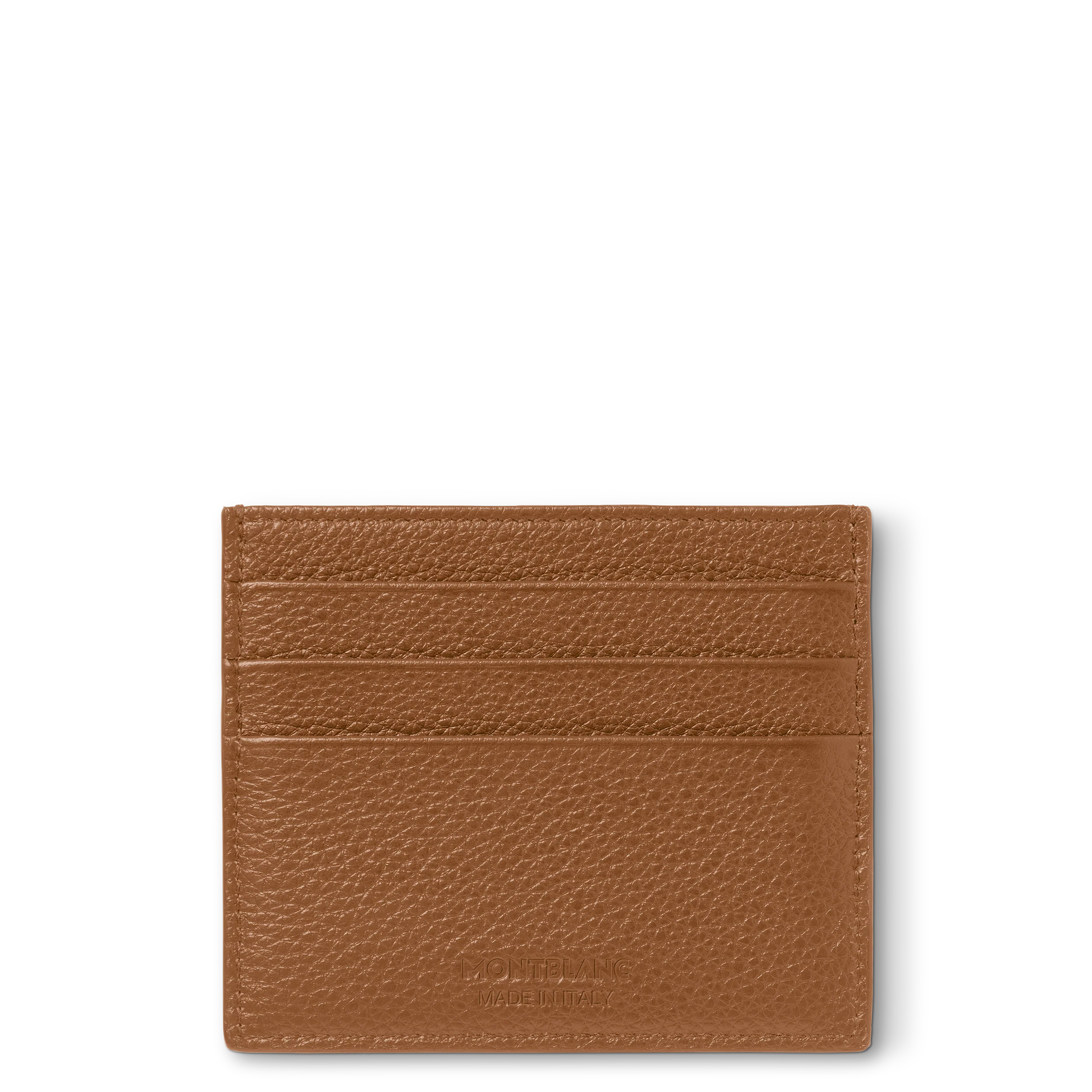 Montblanc Soft Grain Card Holder 6CC Caramel - Image 4