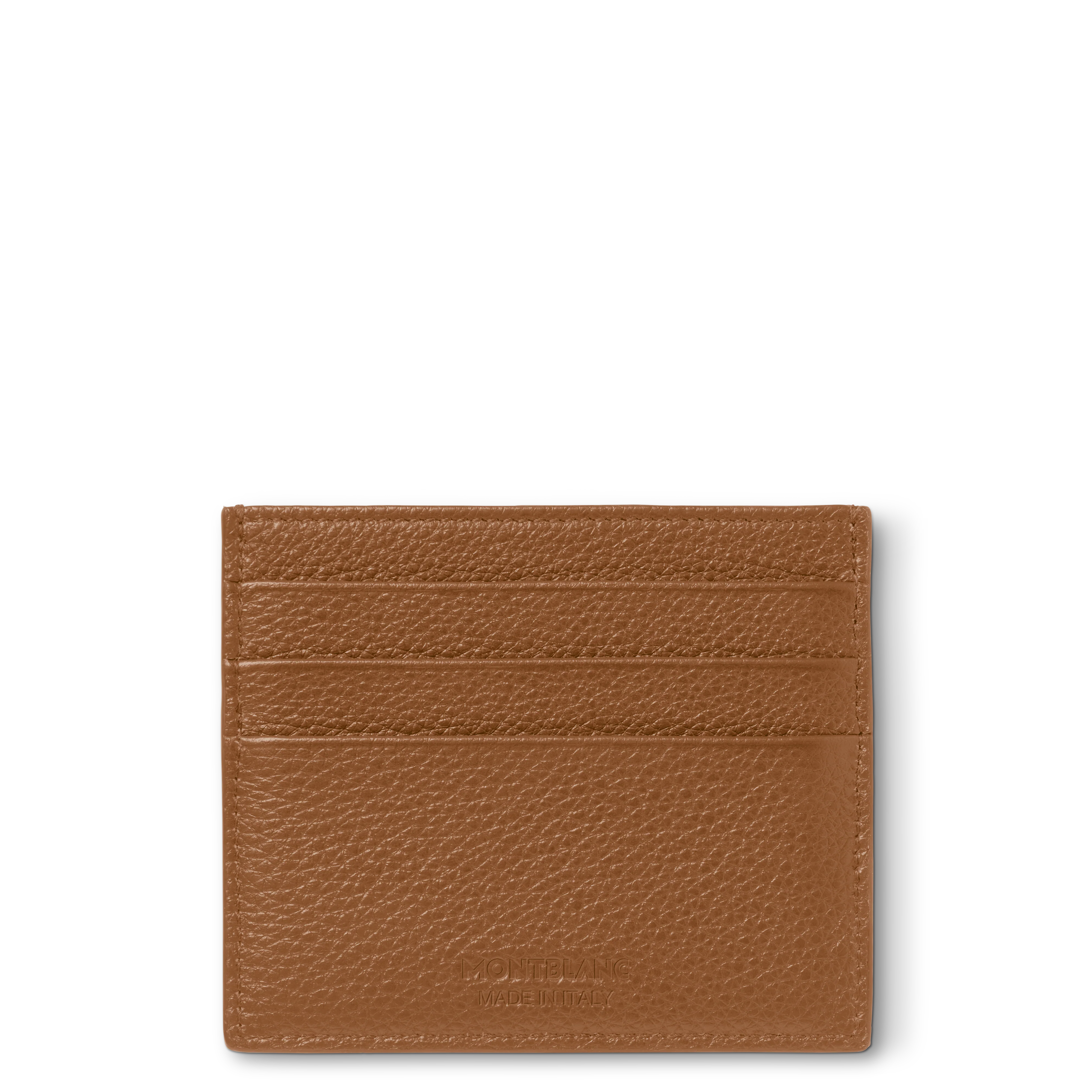 Montblanc Soft Grain Card Holder 6CC Caramel - Image 5