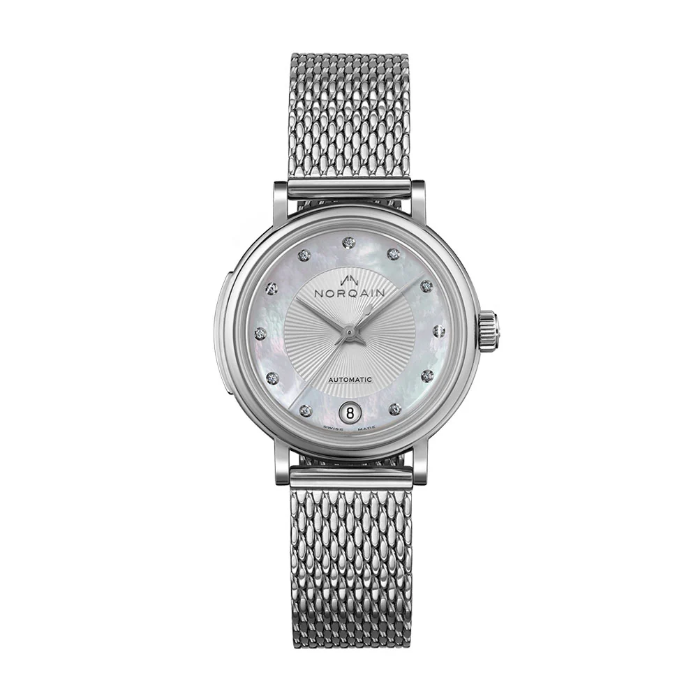 NORQAIN Freedom 60 34mm Mother of Pearl Diamond Dial