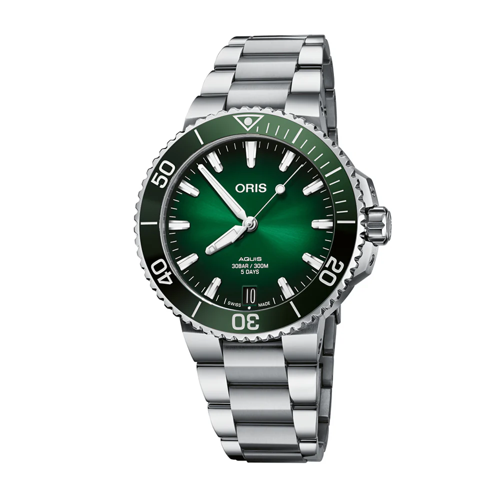 Oris Aquis Date Calibre 400 Green Dial