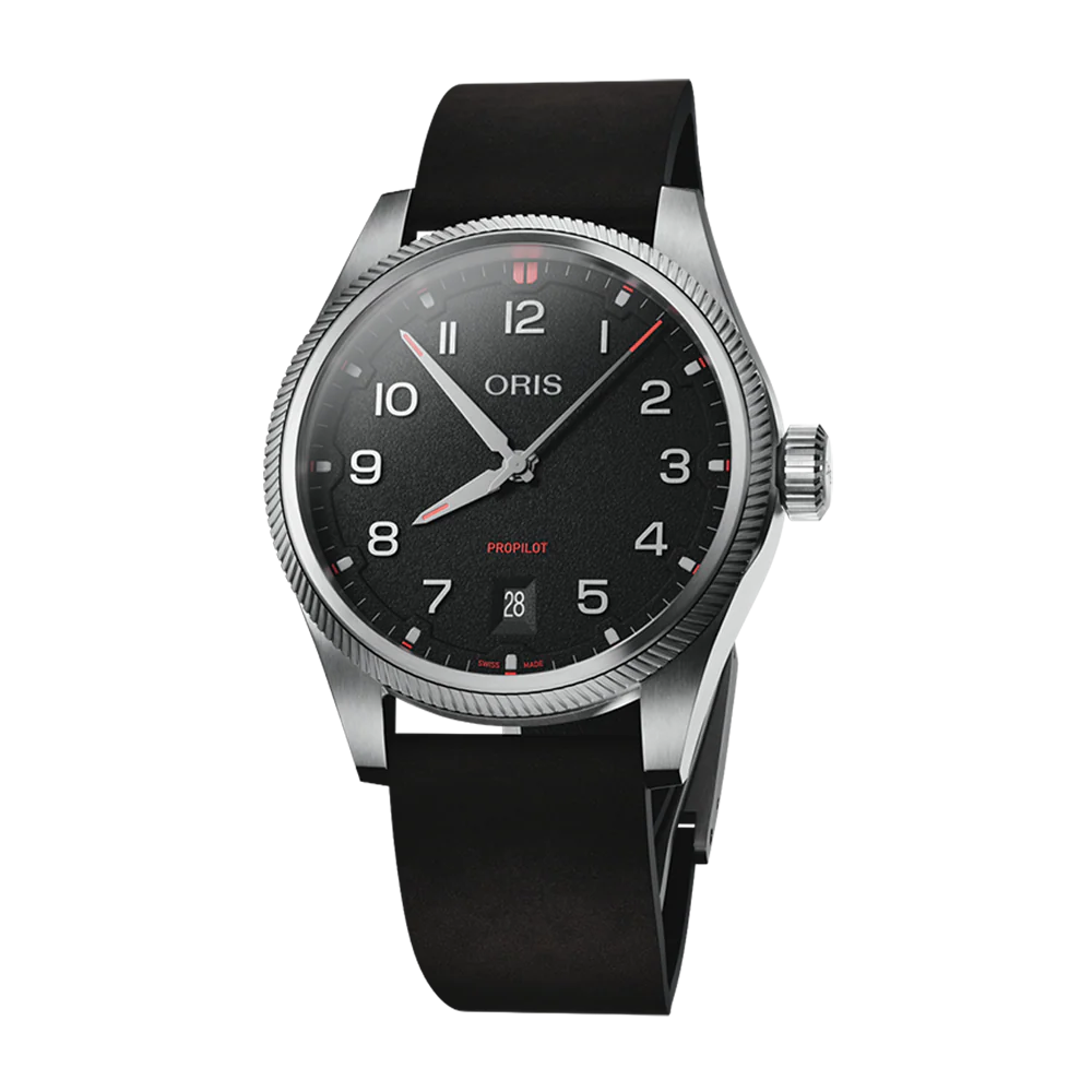 Oris Big Crown ProPilot Date 41mm Black Steel Watch