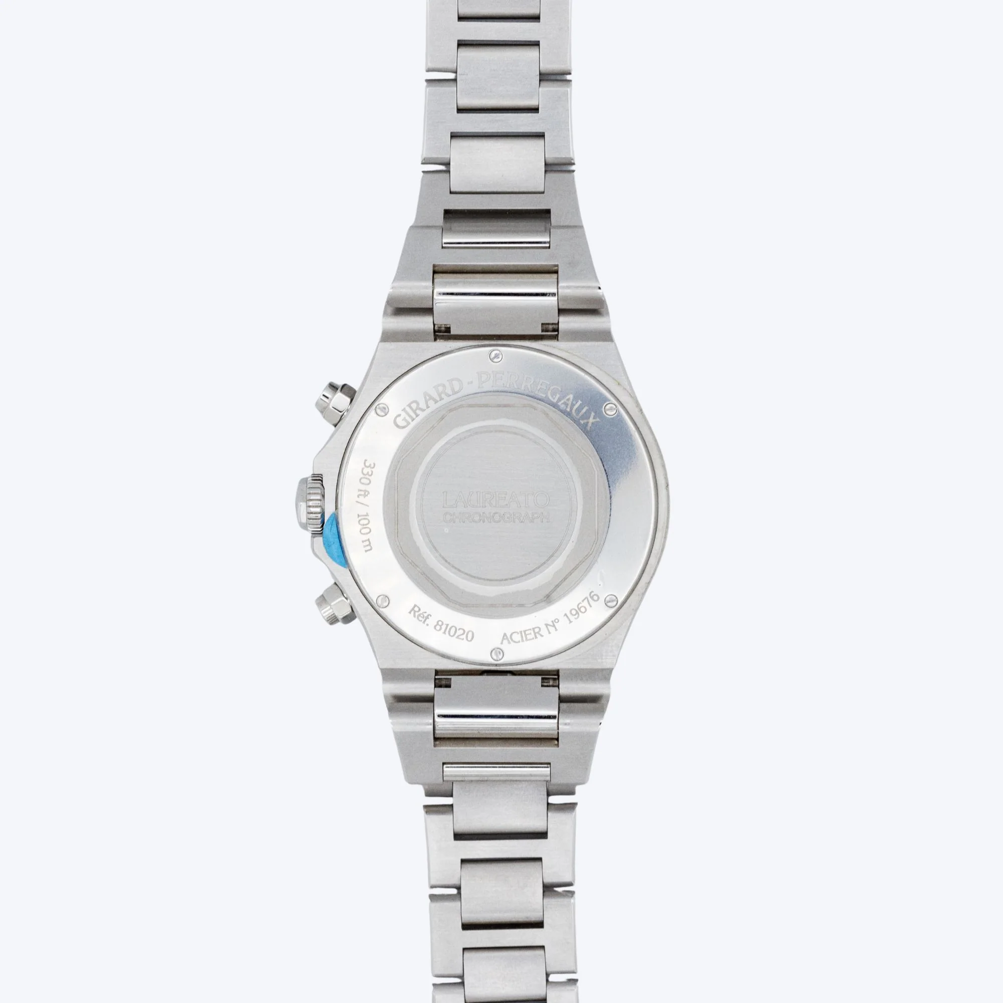 Pre Owned Girard-Perregaux Laureato Chronograph 42mm Steel Watch - Image 3