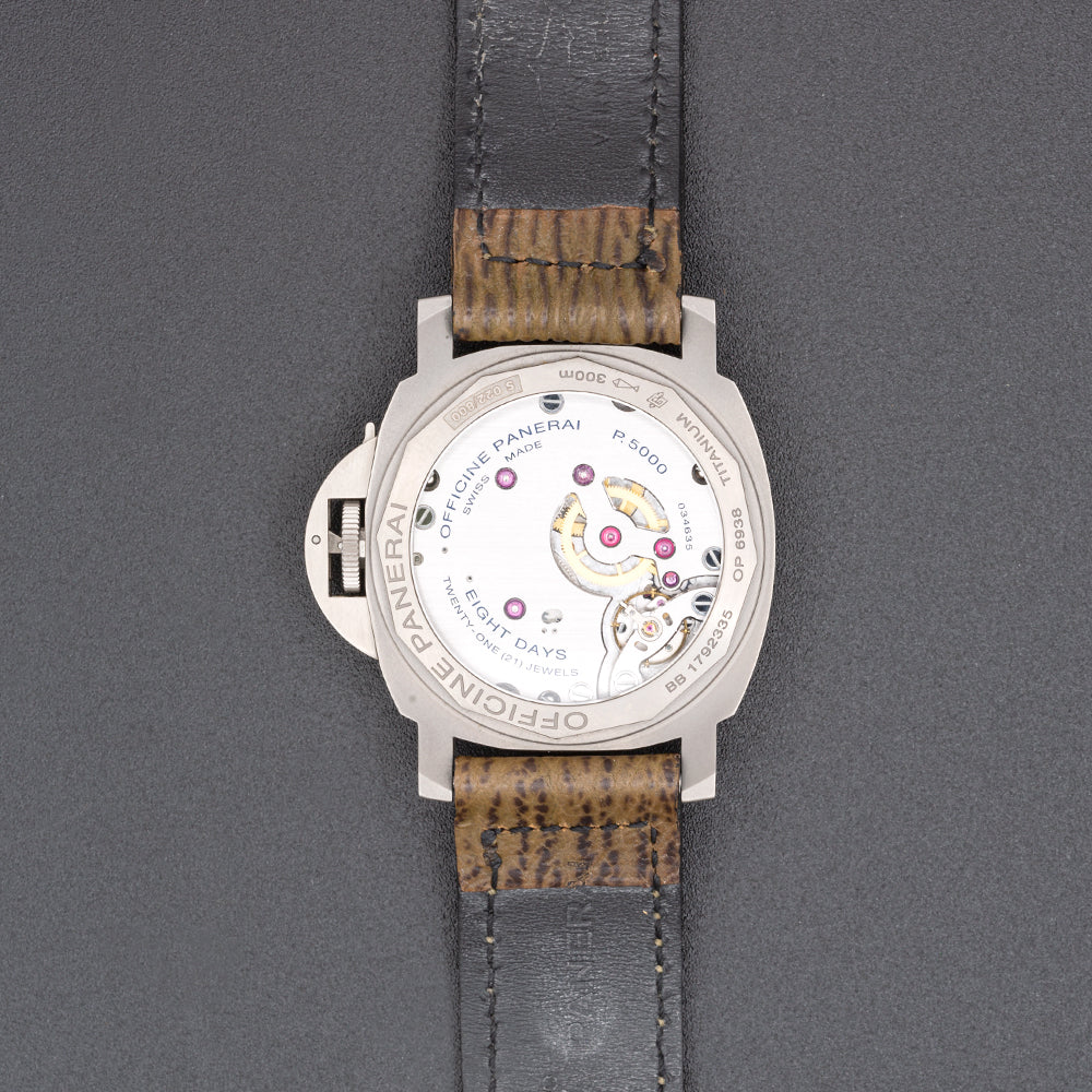 Pre Owned Panerai Luminor Marina 8 Days Watch - Image 4