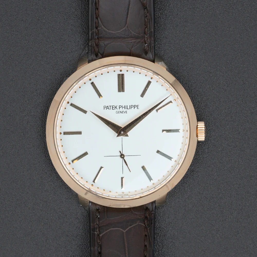 Pre Owned Patek Philippe Calatrava Rose Gold Watch - Image 2