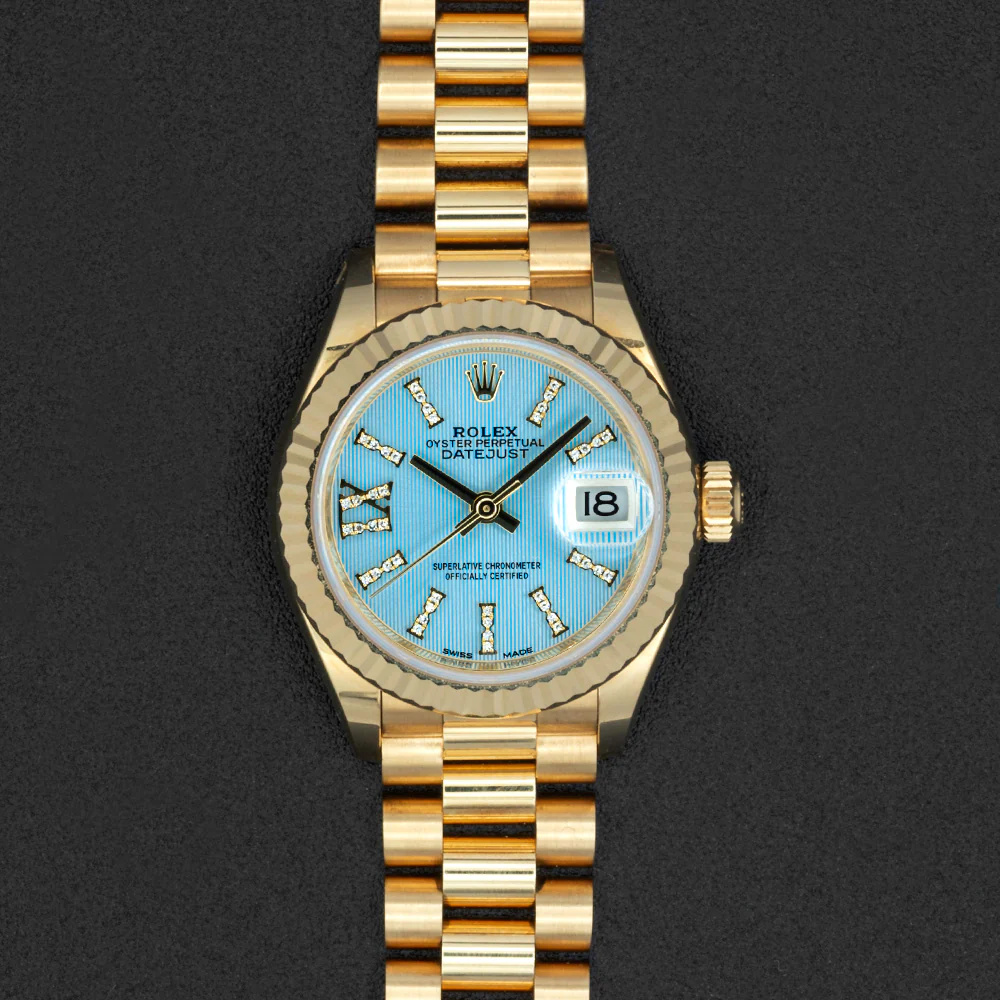 Pre Owned Rolex Datejust 28 Yellow Gold