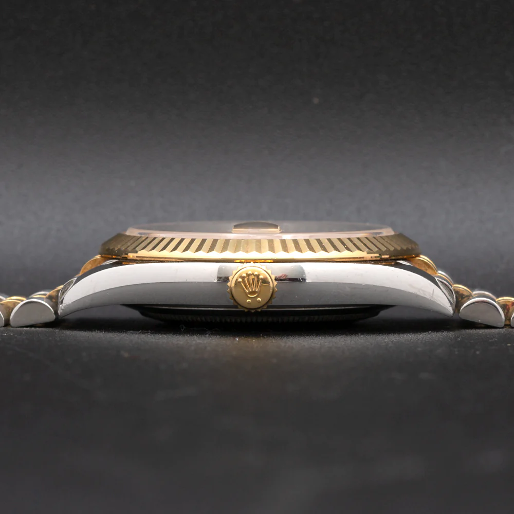 Pre Owned Rolex Datejust 41 Stainless Steel and Yellow Gold Champagne Dial - Image 3