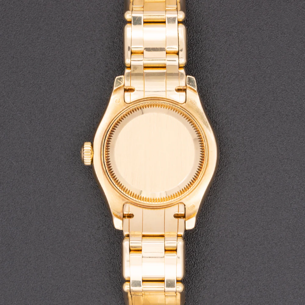 Pre Owned Rolex Datejust Pearlmaster Yellow Gold - Image 4
