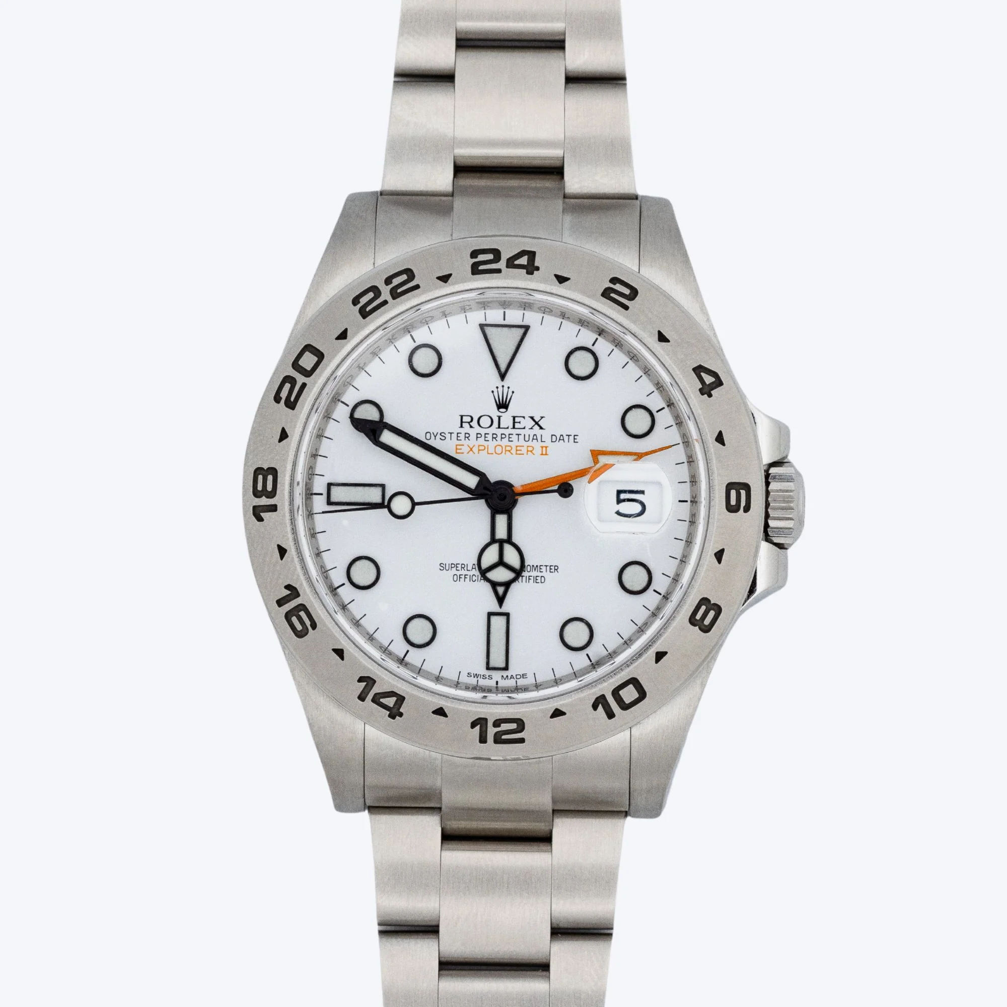 Pre Owned Rolex Explorer II 42mm Polar White Dial 216570 - Image 2