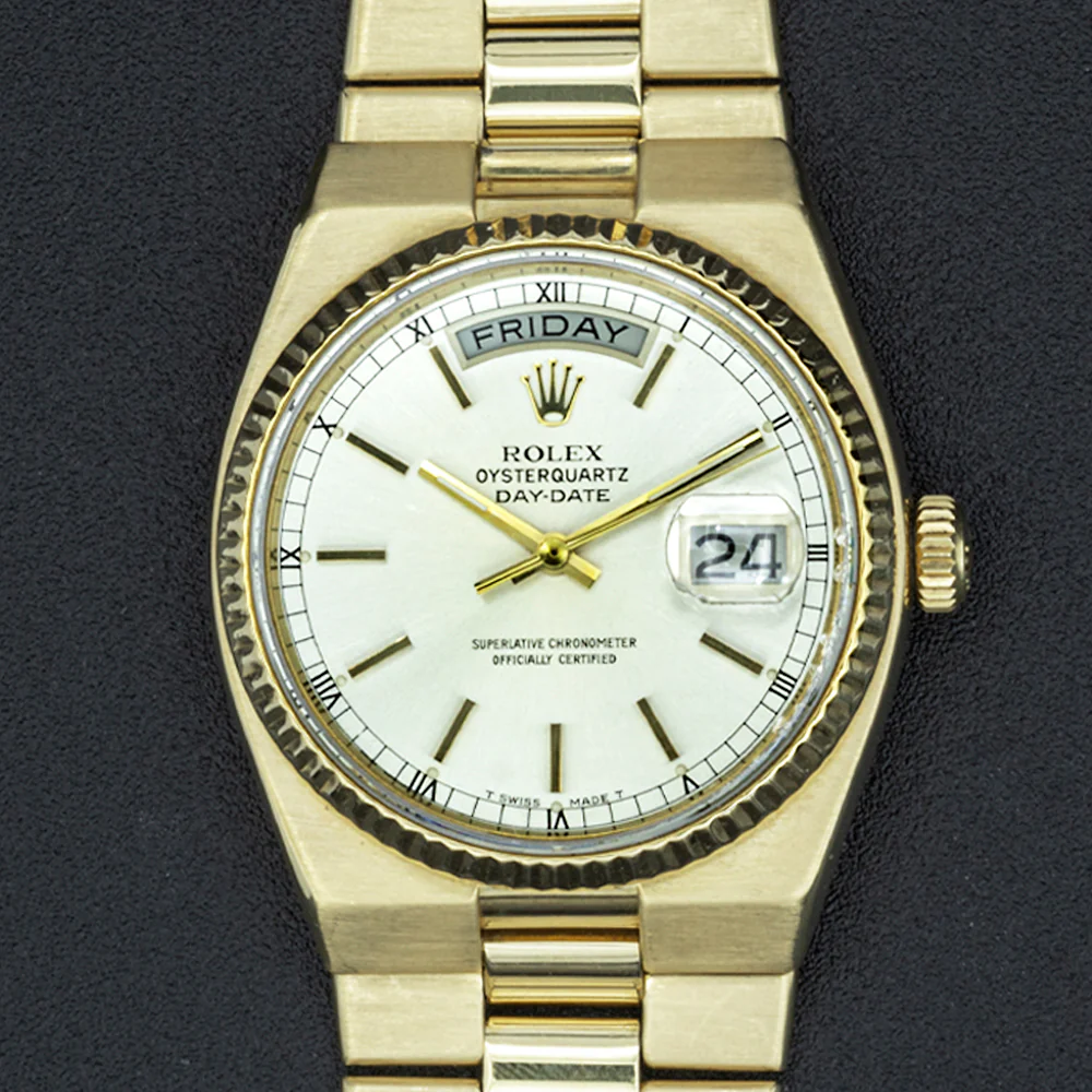 Pre Owned Rolex Oysterquartz Day-Date Yellow Gold - Image 2