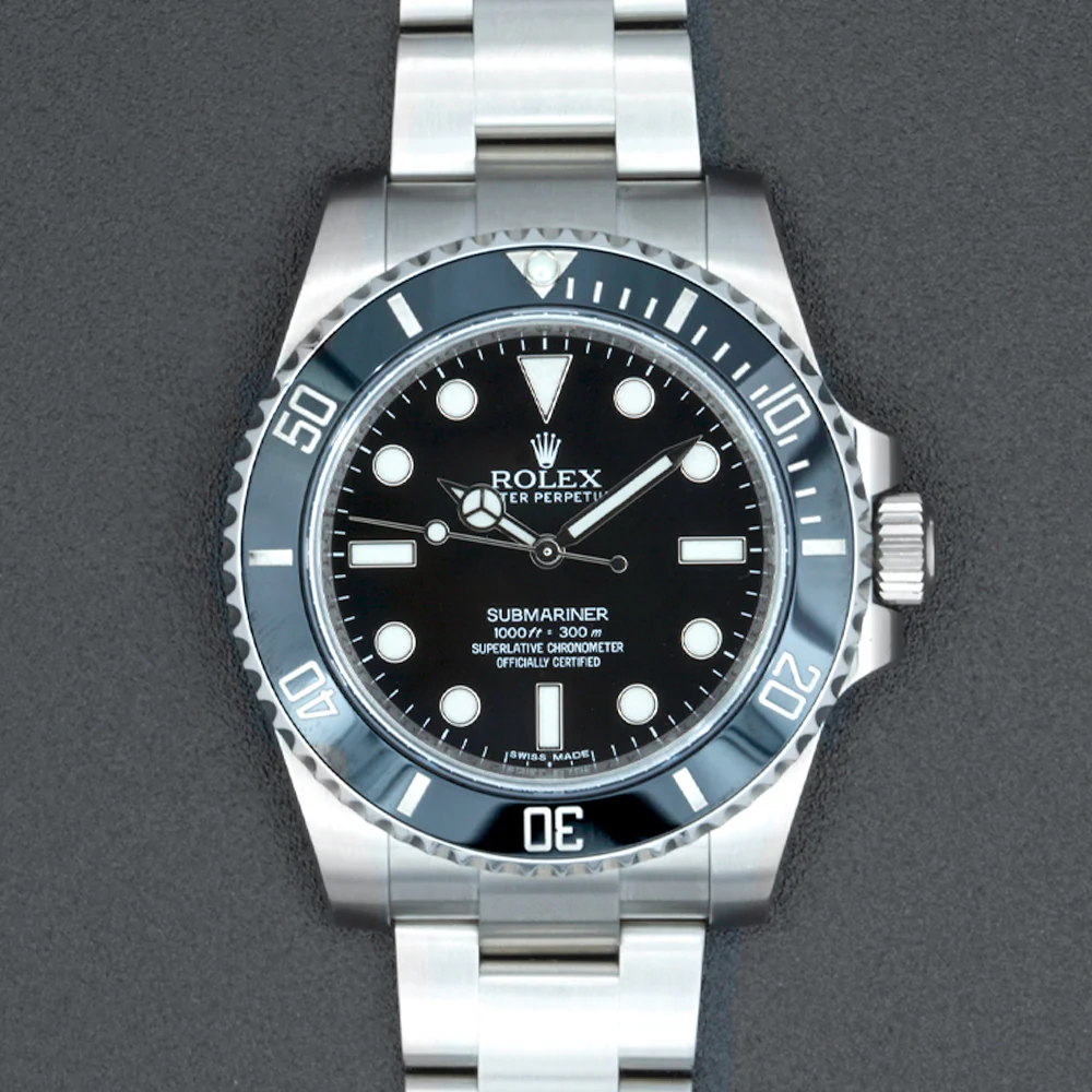 Pre Owned Rolex Submariner Stainless Steel Black Dial - Image 2