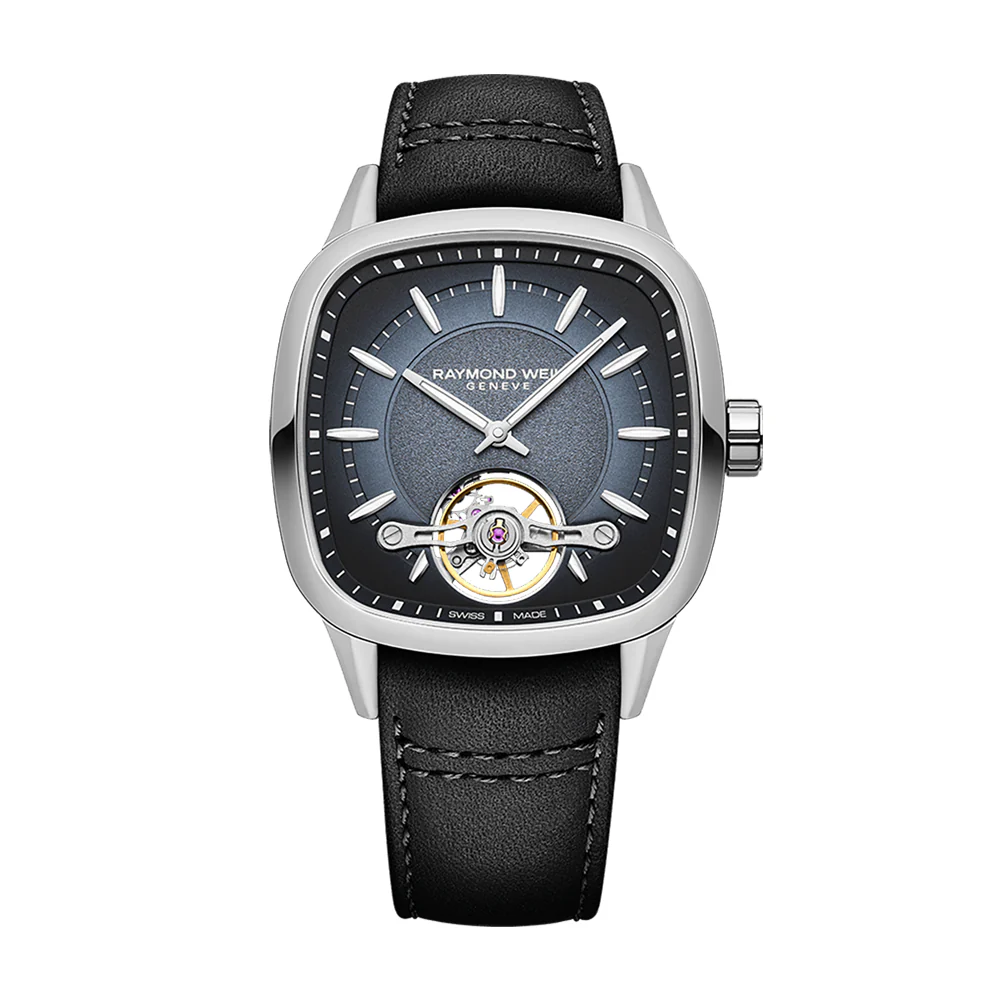 Raymond Weil Freelancer 40mm Blue Dial Square Watch