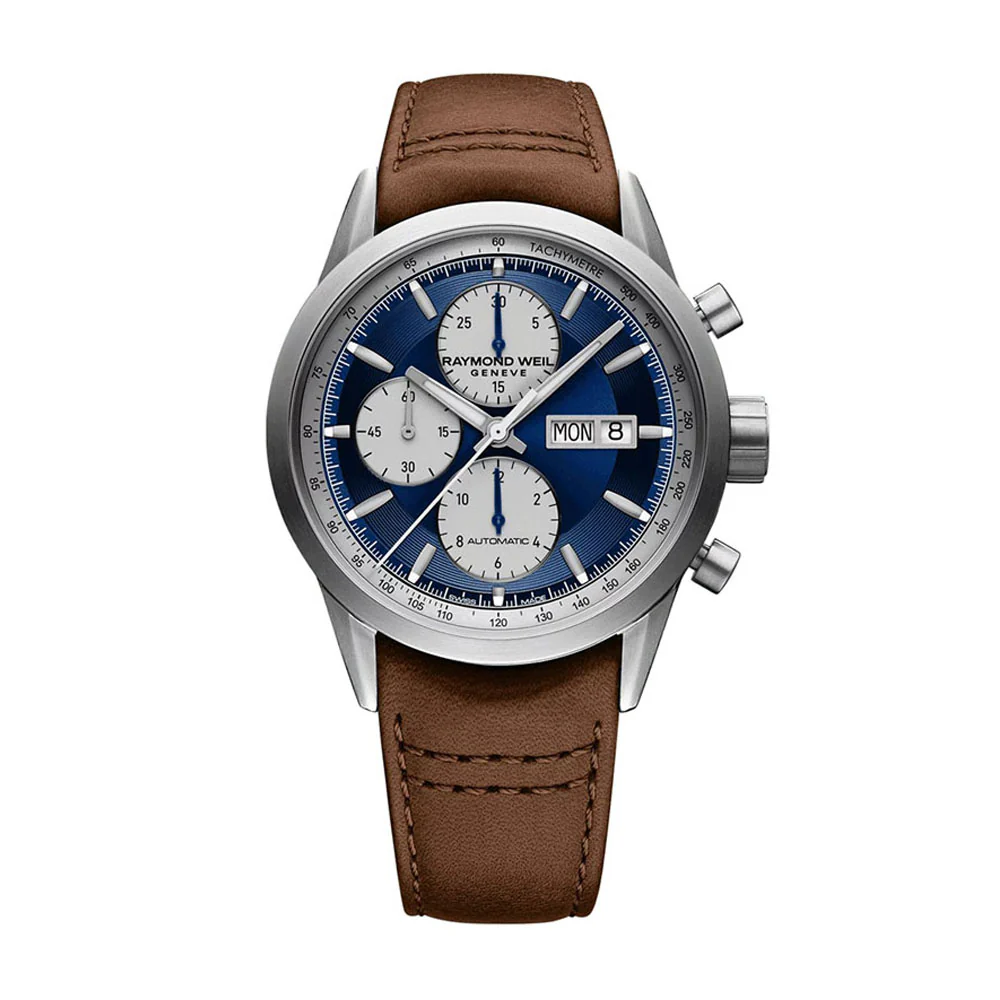 Raymond Weil Freelancer Chronograph Blue Dial Watch