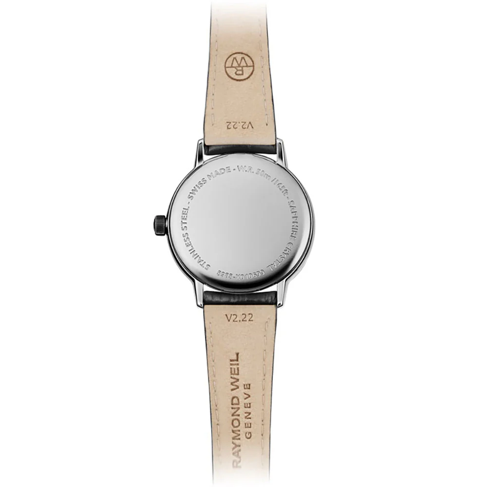 Raymond Weil Toccata Quartz Silver Dial Leather Strap Watch - Image 2
