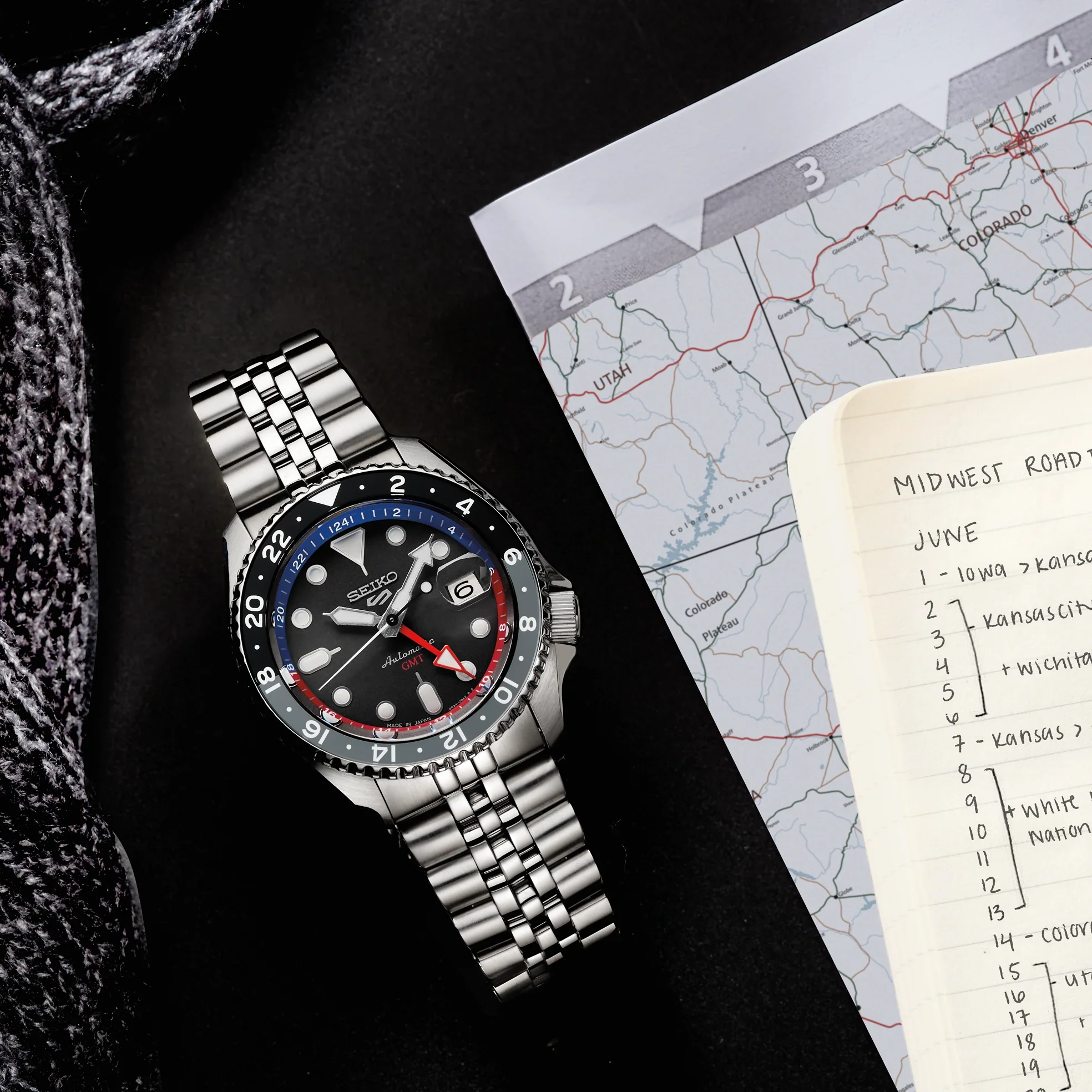 Seiko 5 Sports SKX GMT SSK019 - Image 2