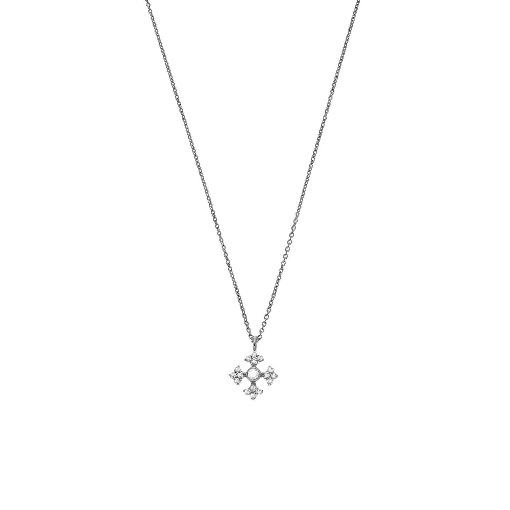Sethi Couture Arya Diamond Cross Necklace