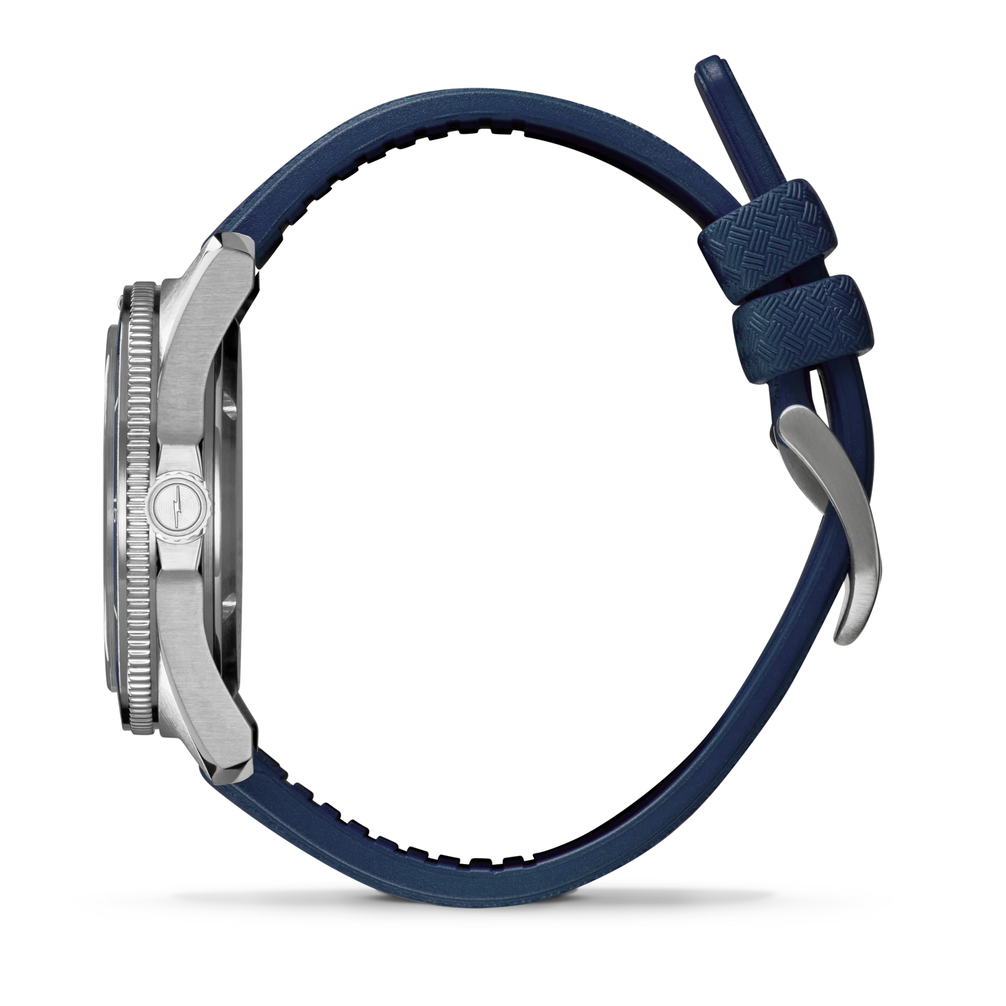 Shinola Duck 40mm Midnight Blue Dial Rubber Strap Watch - Image 5