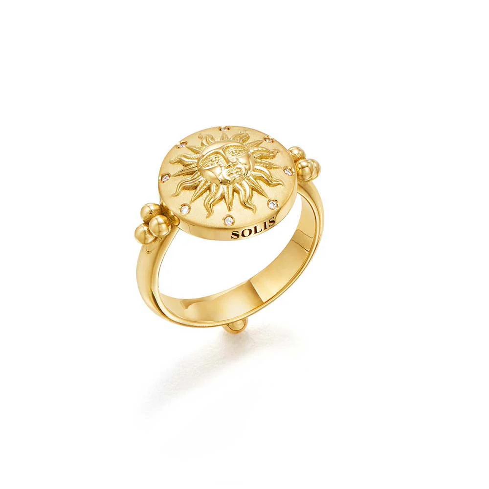 Temple St Clair Sole Ring in 18K Yellow Gold