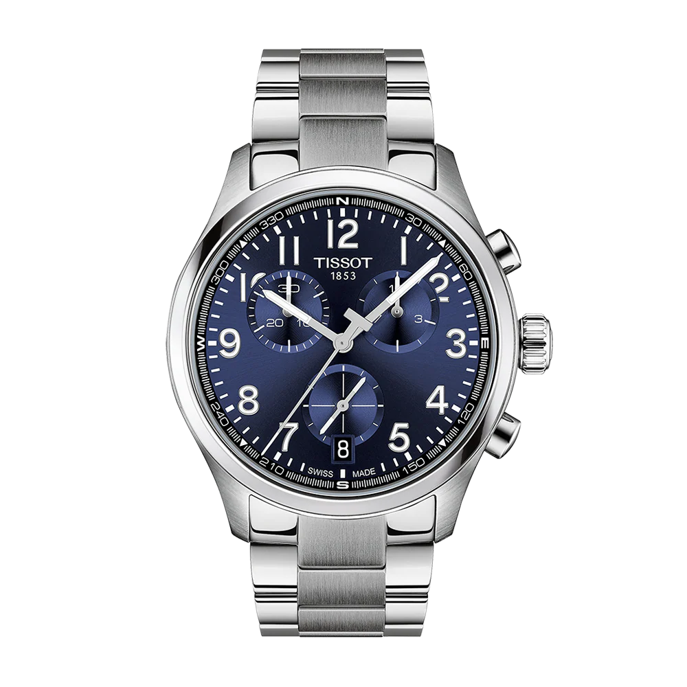Tissot Chrono L Classic 42mm Blue Dial Stainless Steel