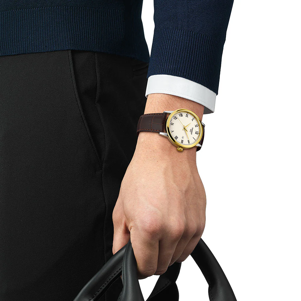 Tissot Classic Dream Ivory Dial Leather Strap - Image 4