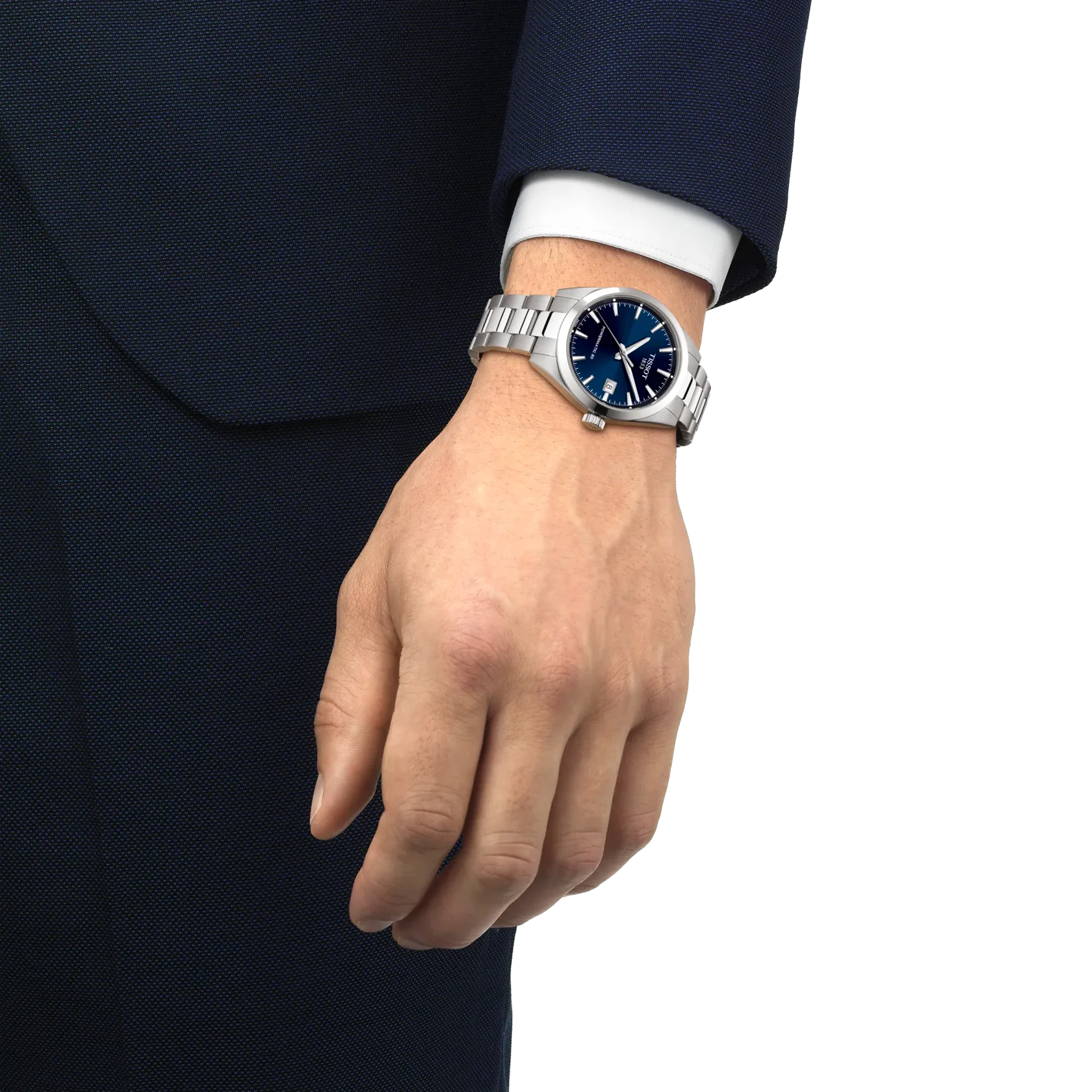 Tissot Gentleman 38mm Automatic Blue Dial Watch - Image 2
