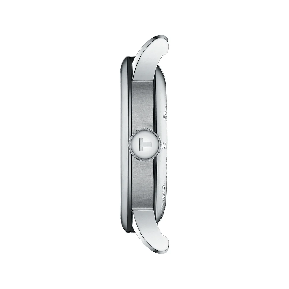 Tissot Le Locle 39mm Blue Dial Leather Strap Watch - Image 4