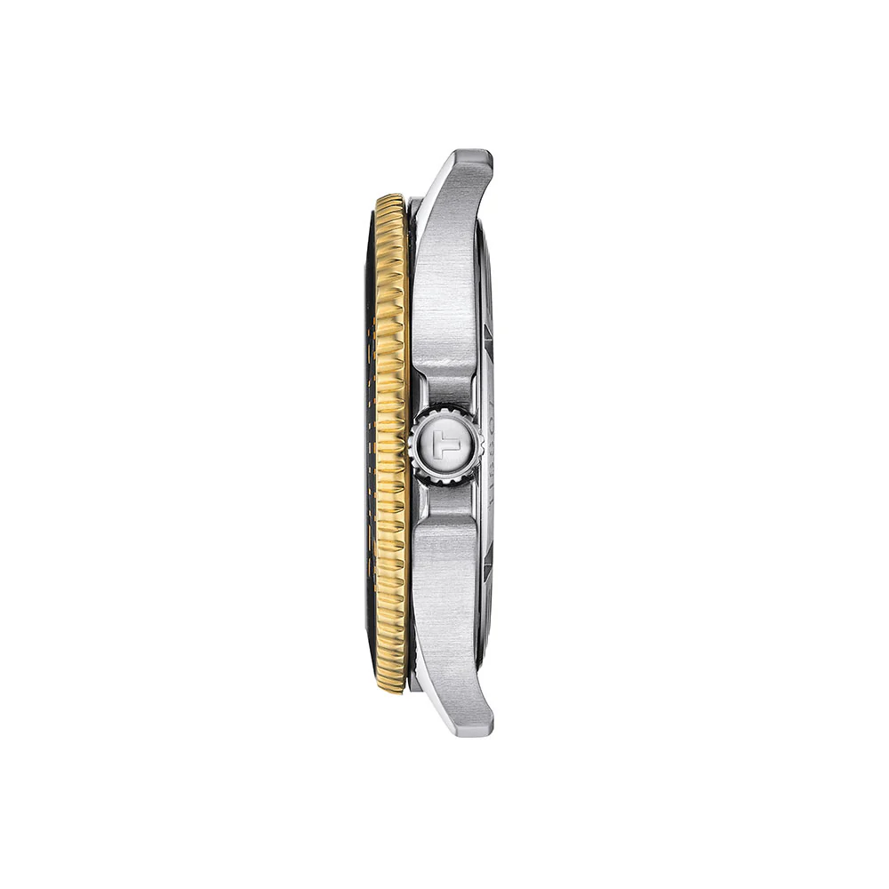 Tissot Seastar 1000 40mm Black Dial Gold PVD Stainless Steel - Image 3
