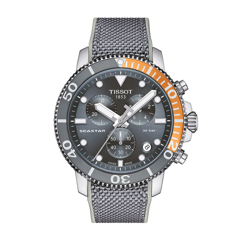 Tissot Seastar 1000 Chronograph Gray Dial Stainless Steel
