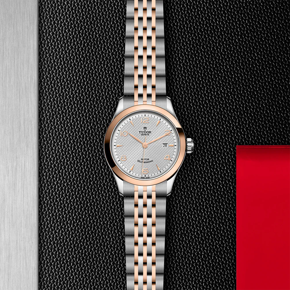 TUDOR 1926 28mm Silver Dial Steel and Pink Gold - Image 2