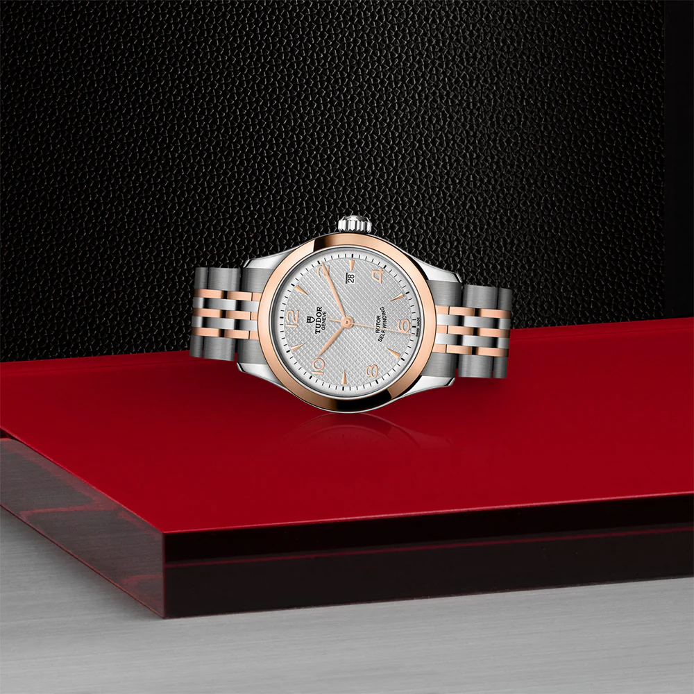 TUDOR 1926 28mm Silver Dial Steel and Pink Gold - Image 3