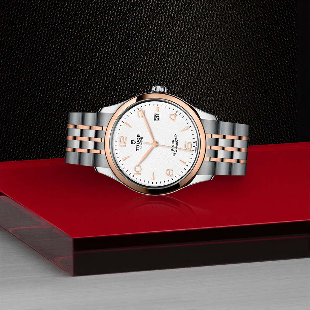 TUDOR 1926 39mm Steel and Gold White Dial - Image 3
