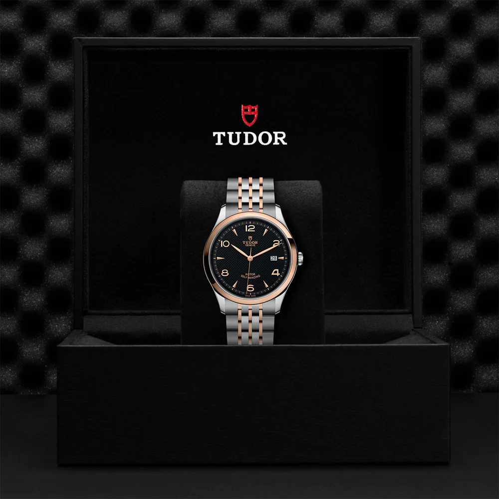 TUDOR 1926 41mm Black Dial Steel and Pink Gold - Image 4