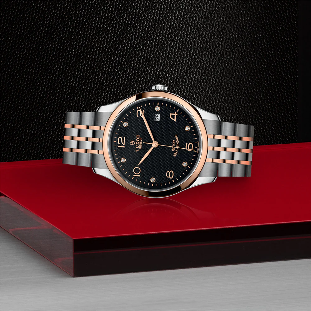 TUDOR 1926 41mm Black Diamond Dial Steel and Pink Gold - Image 3