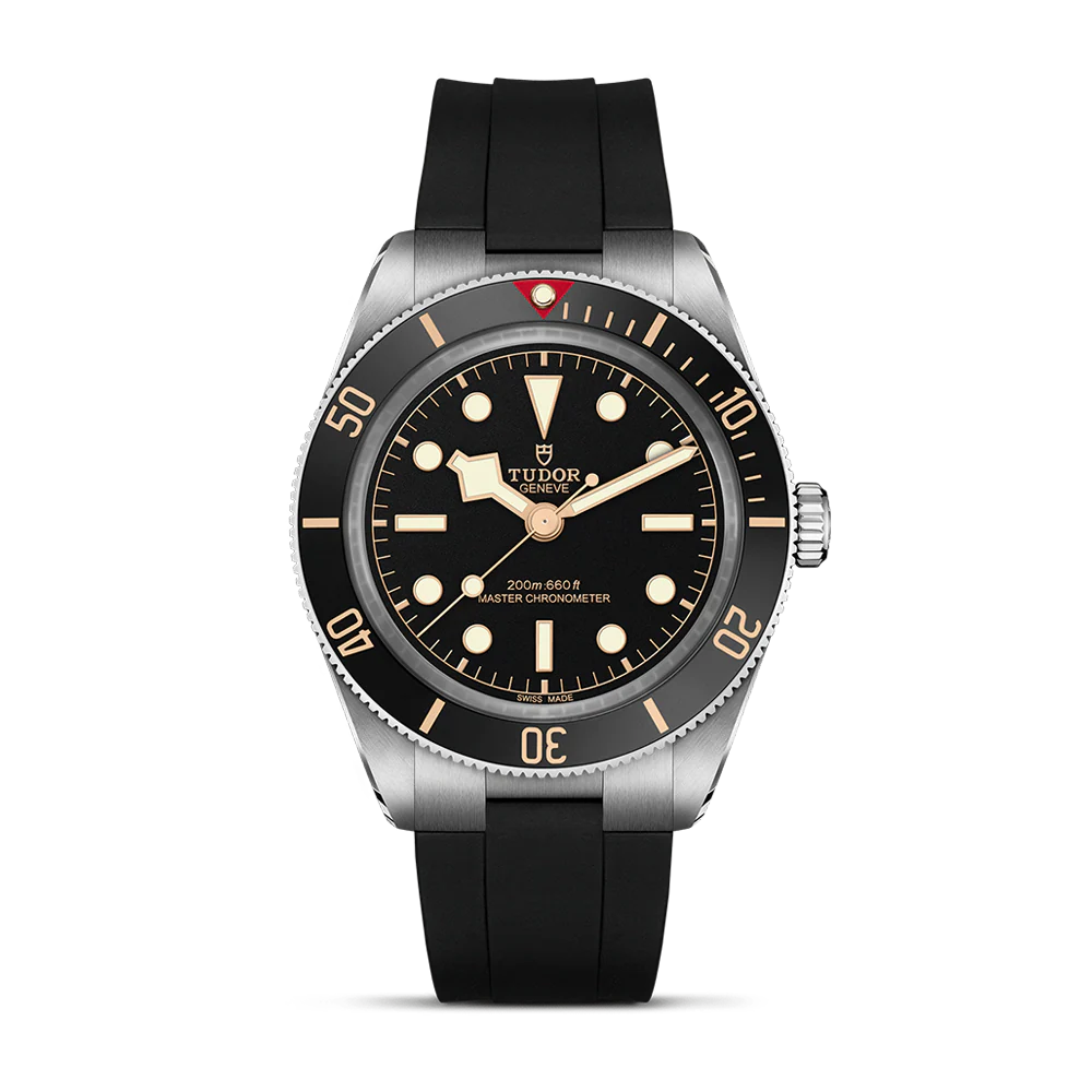 TUDOR Black Bay 58 39mm Black Dial Rubber Strap