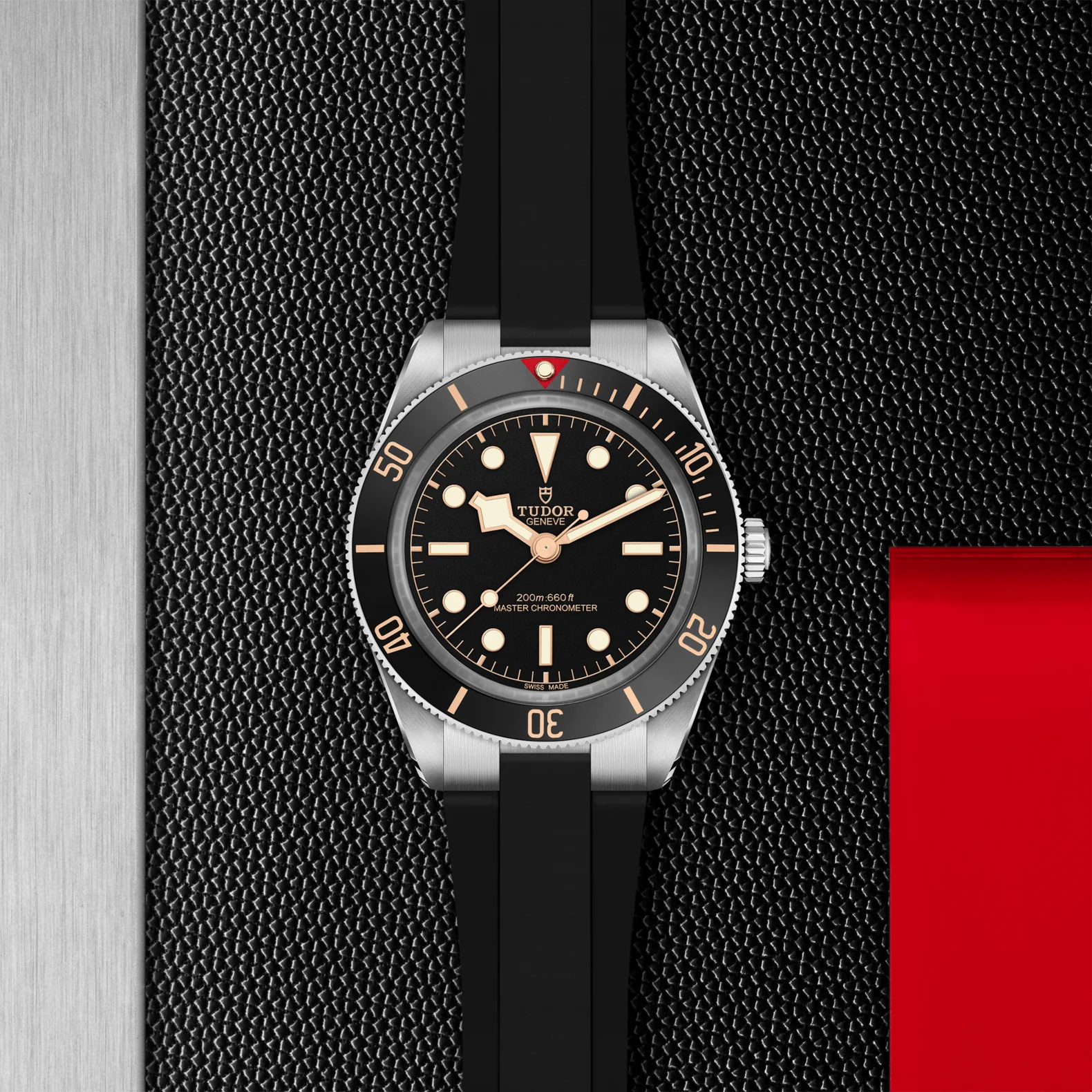 TUDOR Black Bay 58 39mm Black Dial Rubber Strap - Image 3