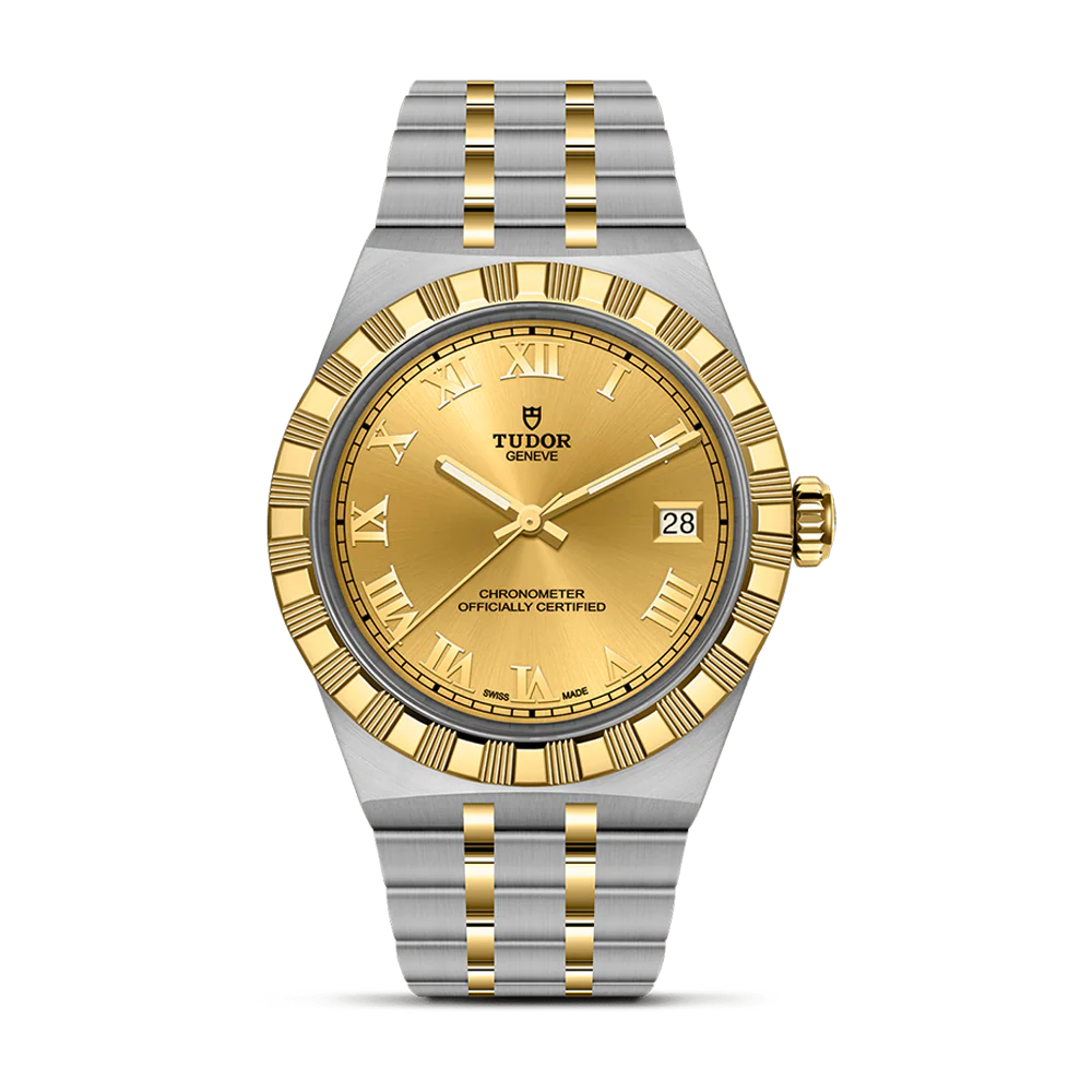 TUDOR Royal 36mm Steel & Yellow Gold Champagne Dial