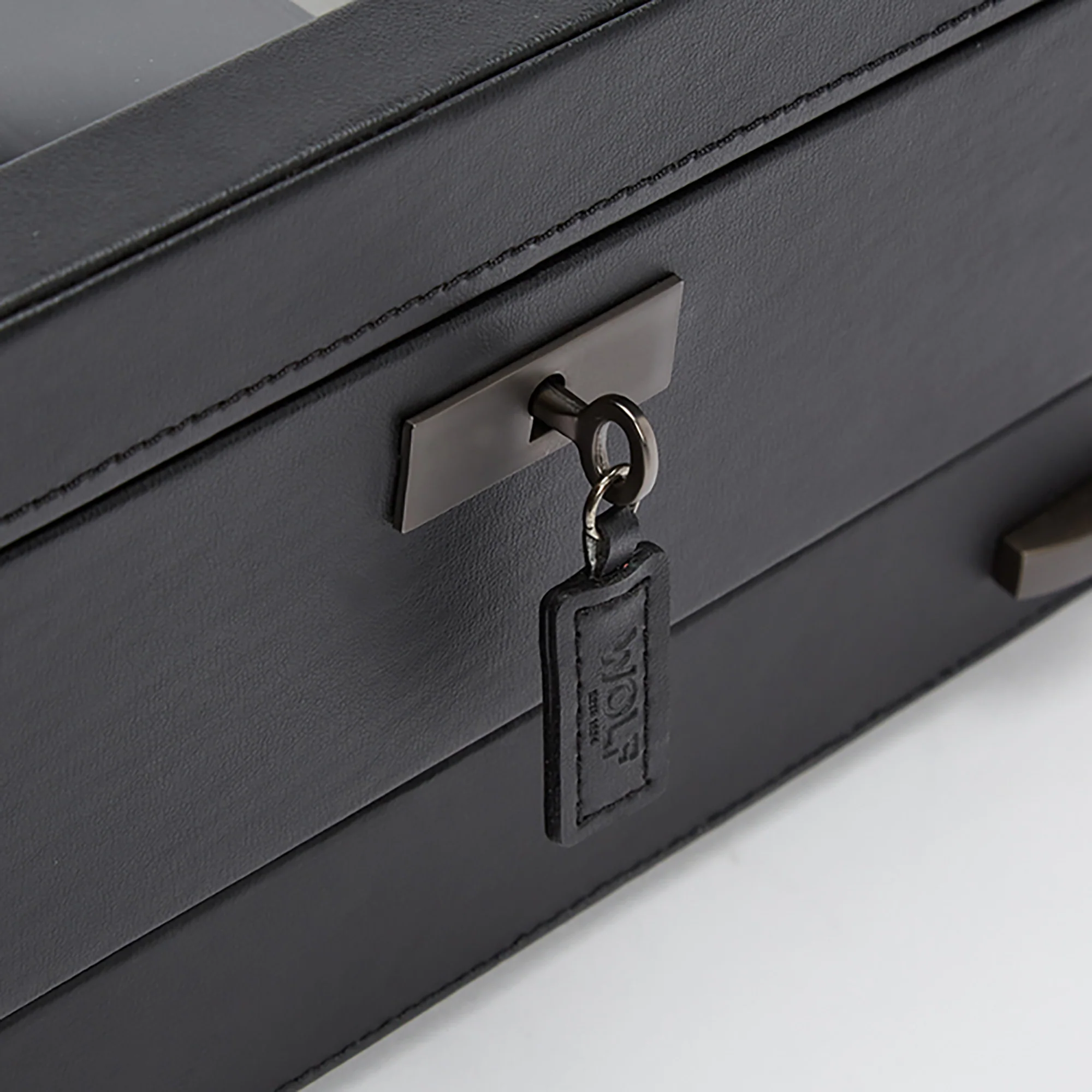 WOLF Axis 10 Piece Watch Box with Drawer - Image 7