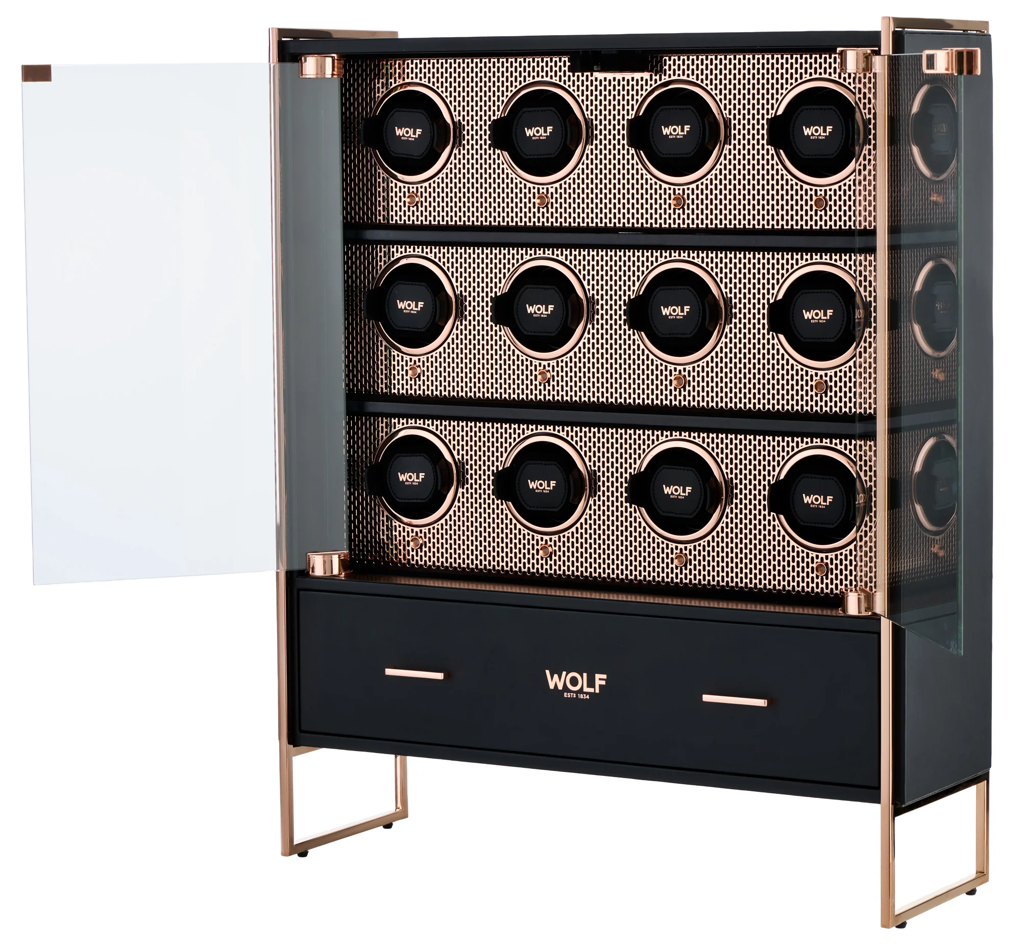 WOLF Axis 12 PC Watch Winder Cabinet - Image 7