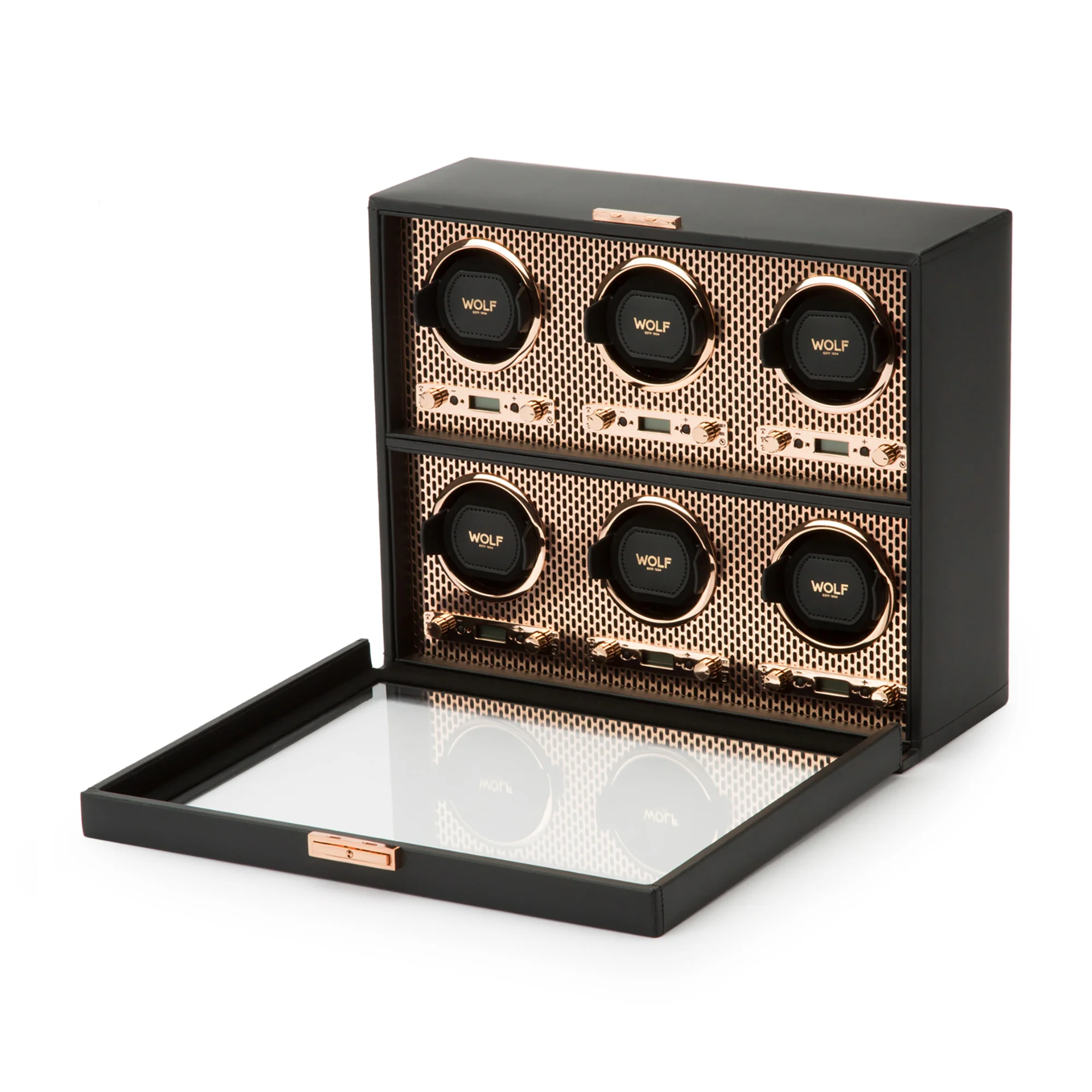 WOLF Axis 6 Piece Watch Winder - Image 6