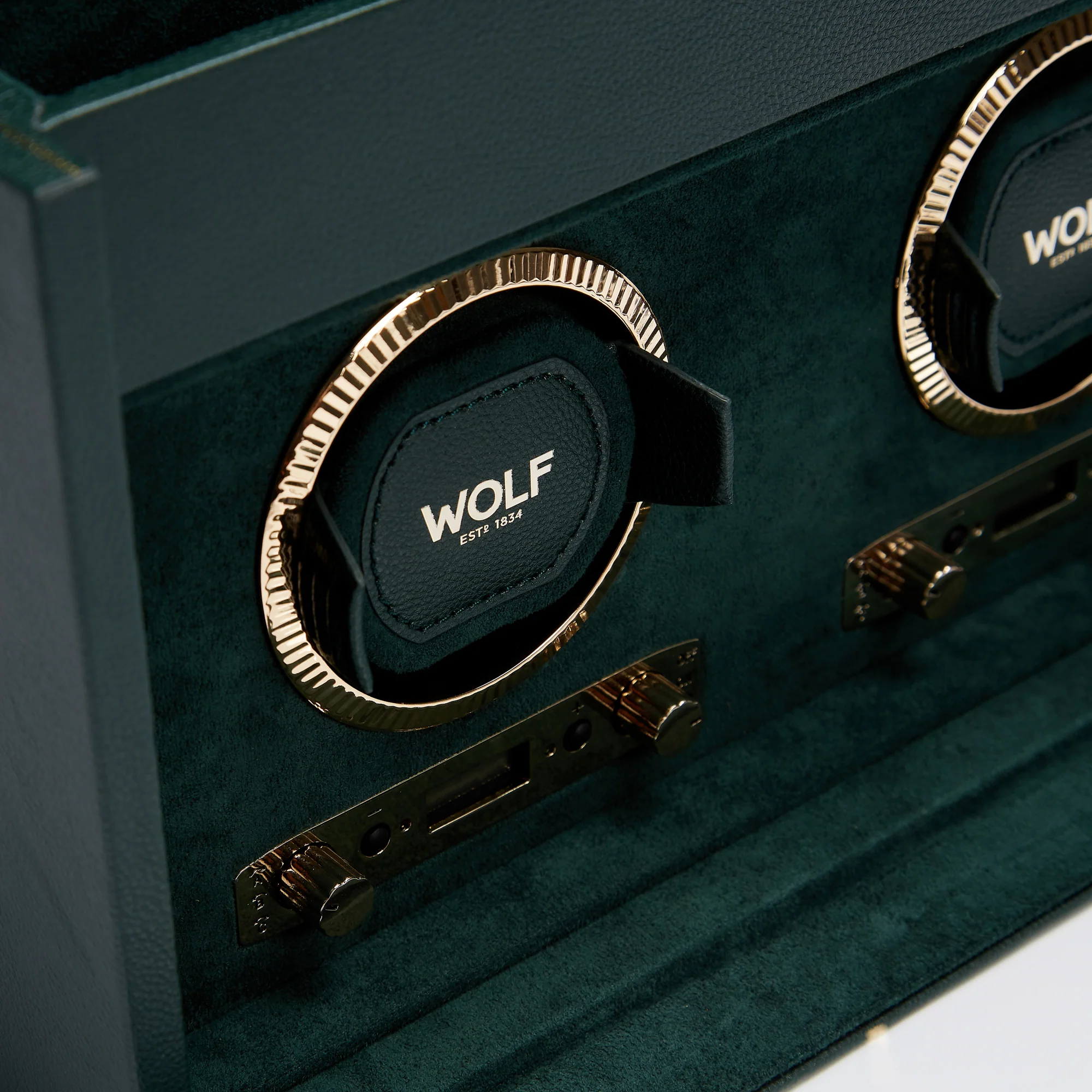 WOLF British Racing Double Watch Winder with Storage - Image 10