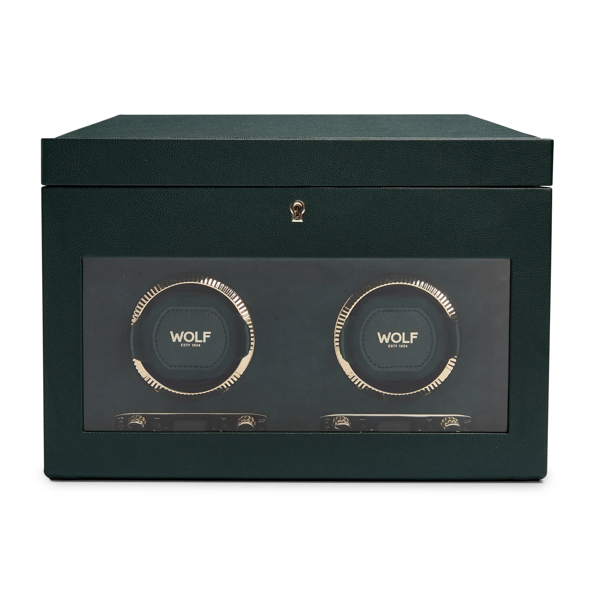 WOLF British Racing Double Watch Winder with Storage - Image 2