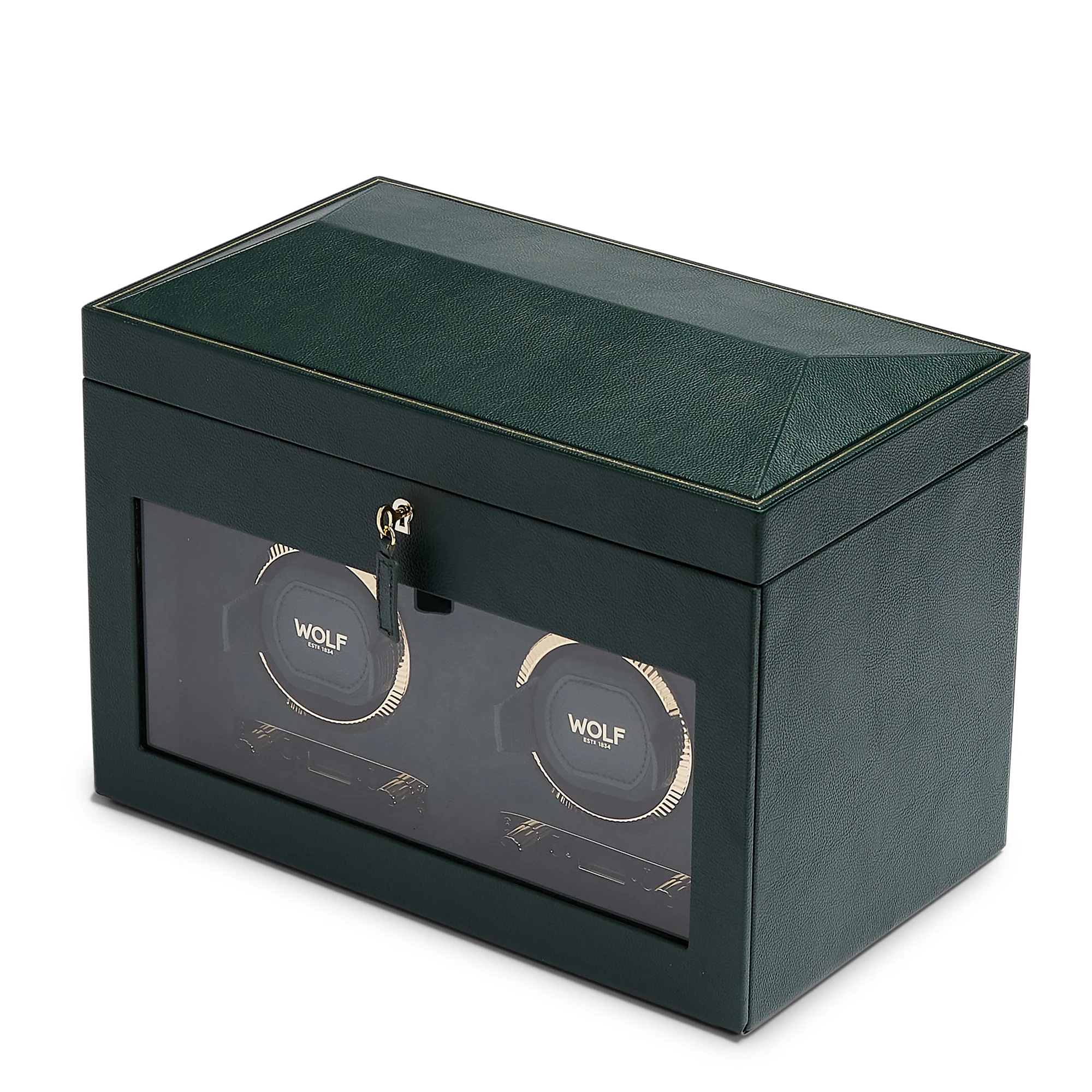 WOLF British Racing Double Watch Winder with Storage - Image 4