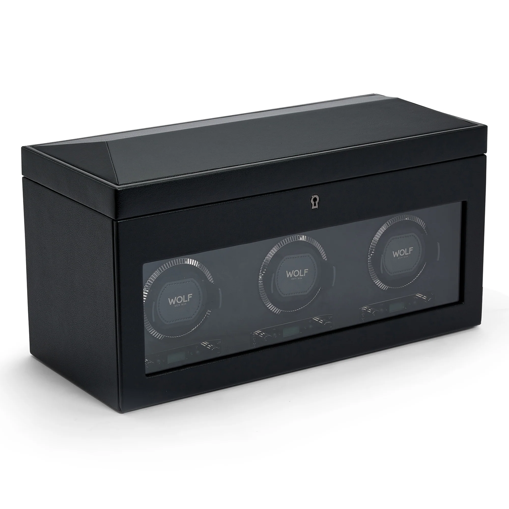 WOLF British Racing Triple Watch Winder with Storage - Image 3