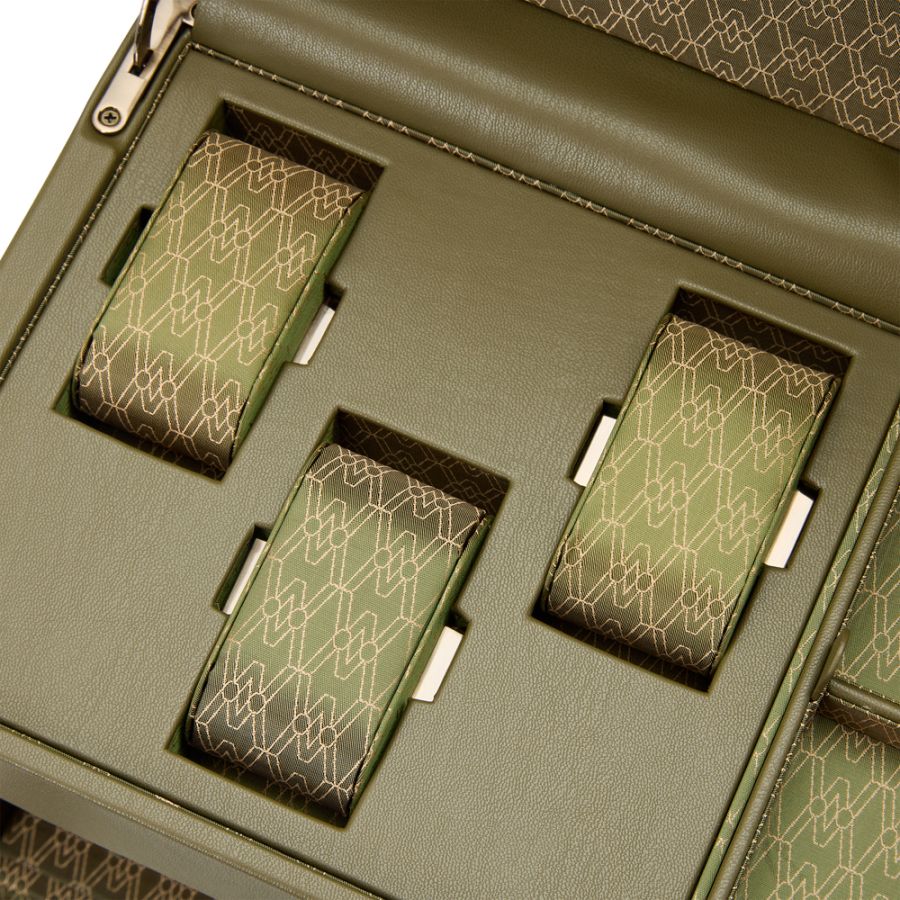 Wolf Earth Double Watch Winder Olive - Image 3