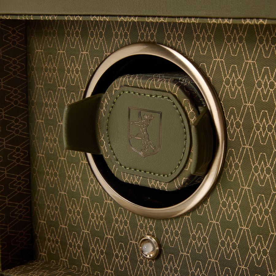 Wolf Earth Double Watch Winder Olive - Image 4