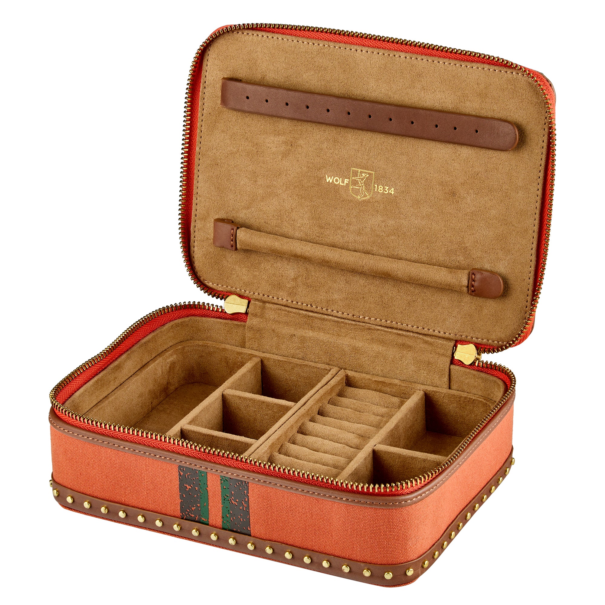 WOLF Ida Travel Zip Jewelry Case - Image 3
