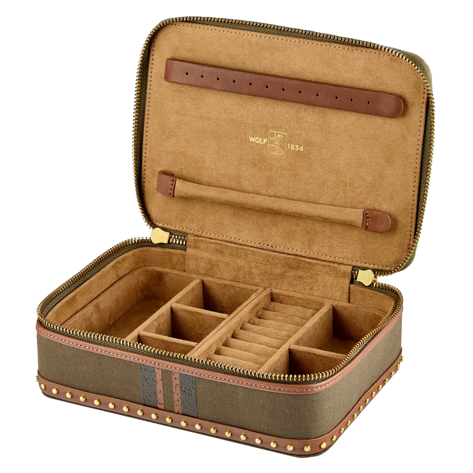 WOLF Ida Travel Zip Jewelry Case - Image 7