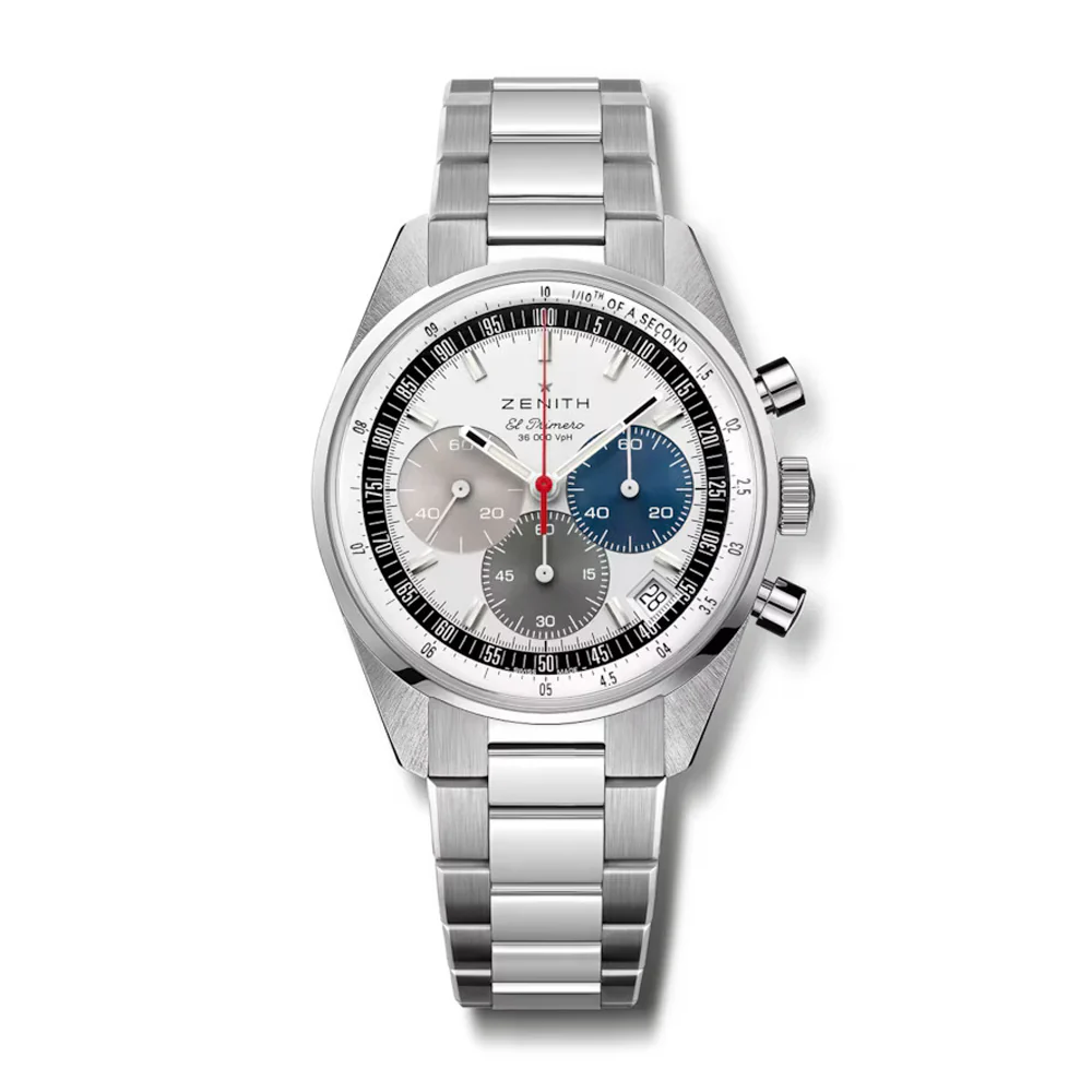 Zenith Chronomaster Original White Tricolor Dial Watch