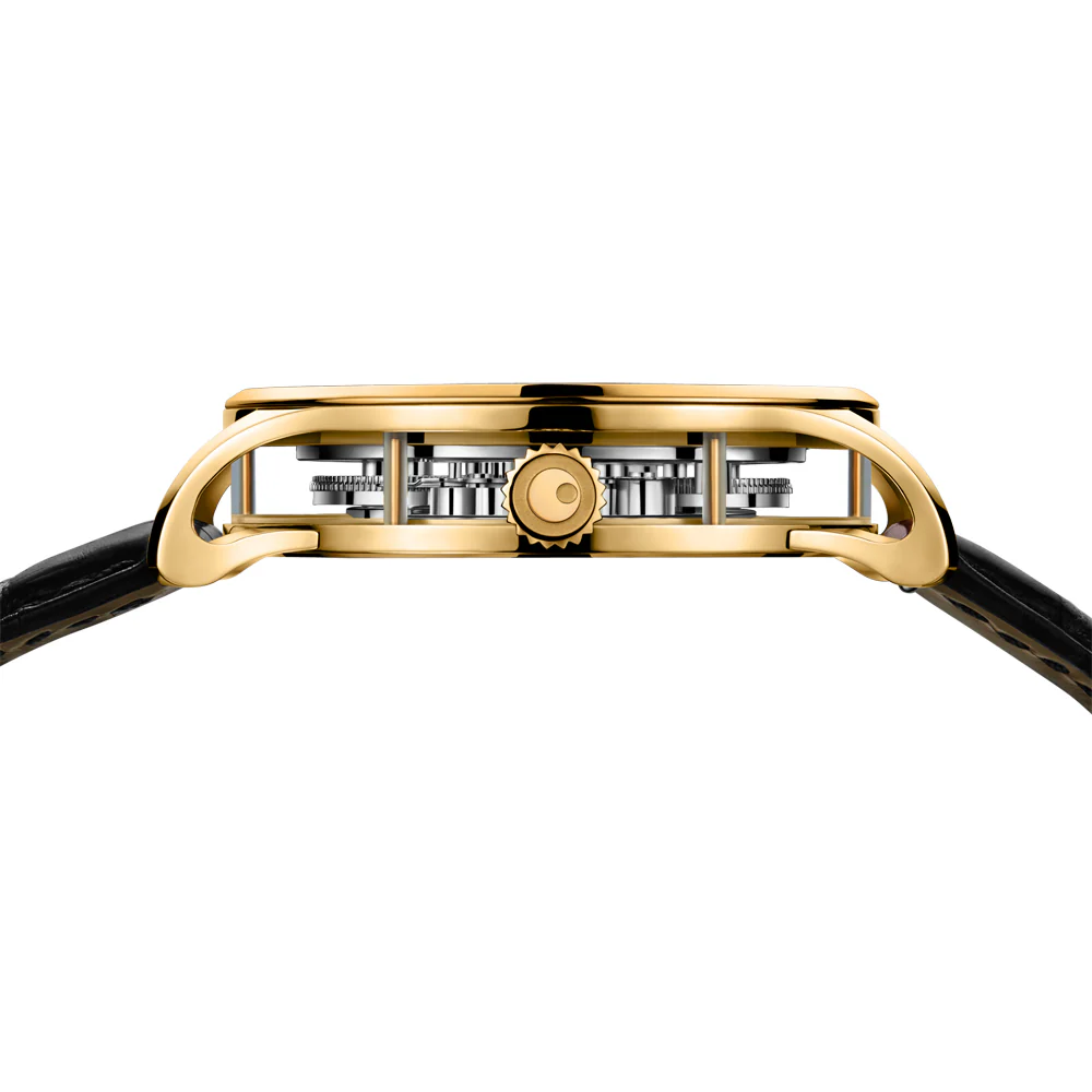 Zeroo Time T1 The Archer Full Skeleton Tourbillon Watch in Gold and Black - Image 5