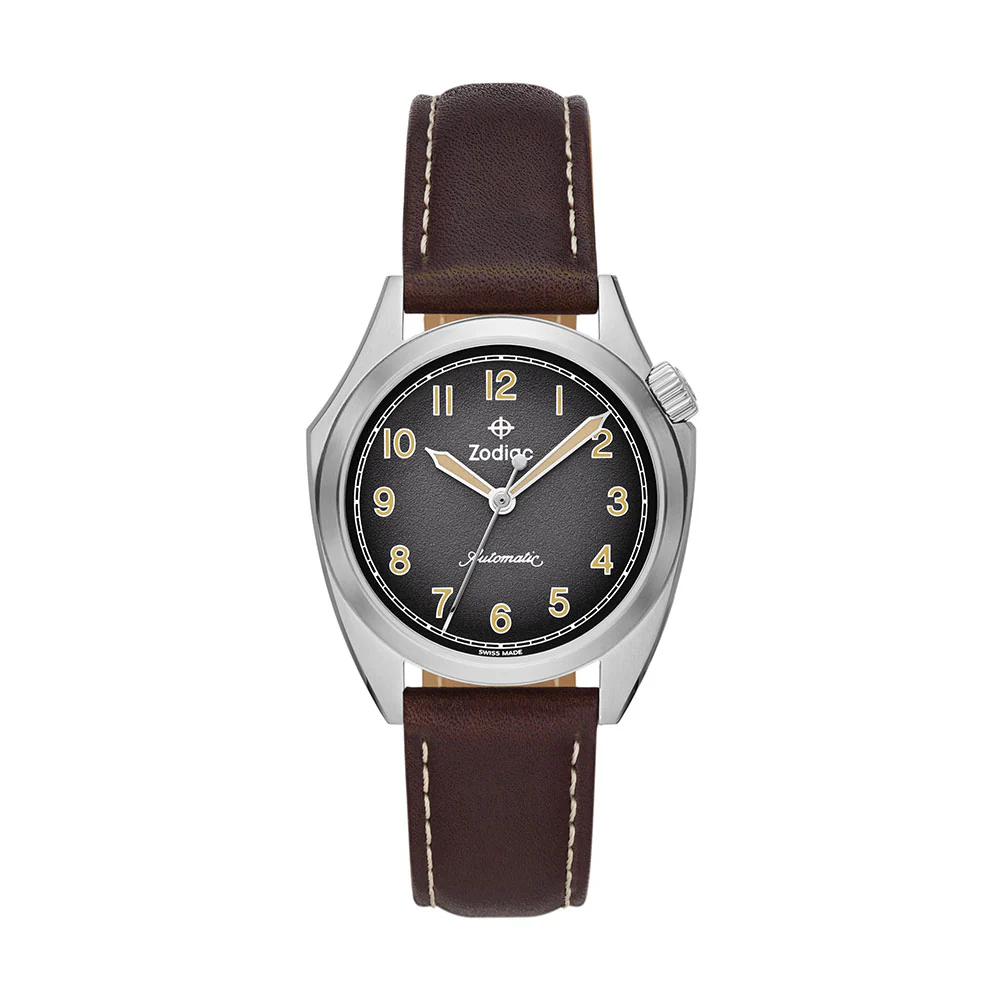 Zodiac Olympos STP 1-11 Gray Dial Watch
