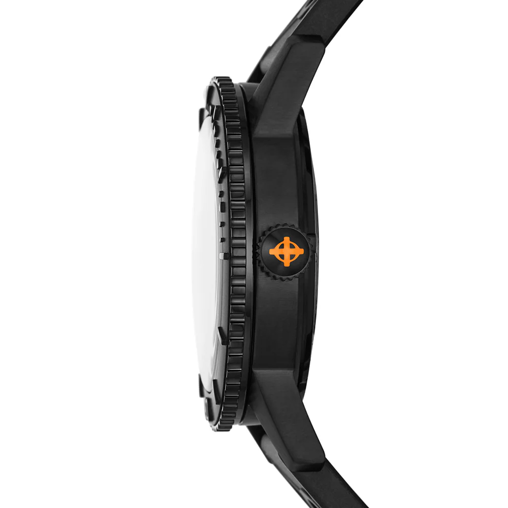Zodiac Super Sea Wolf 53 Compression Automatic Black Rubber Watch - Image 2